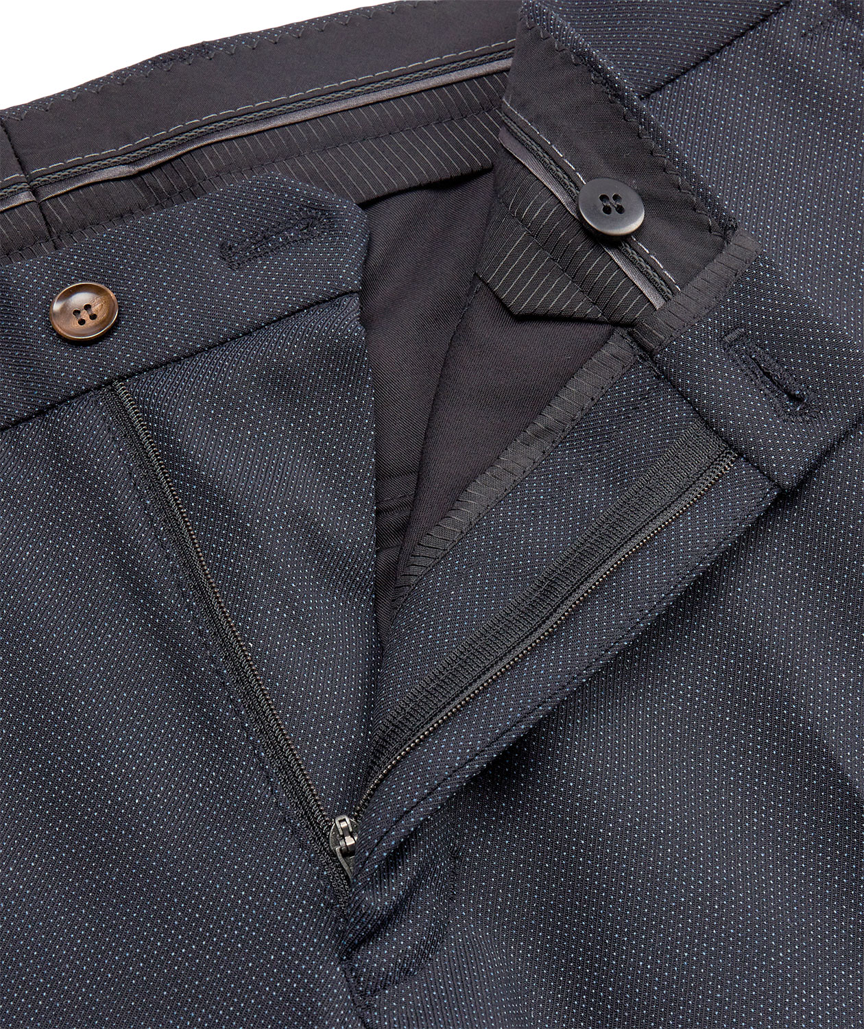 Sunwill Bistretch Modern fit ull byxa, Navy, large image number 3