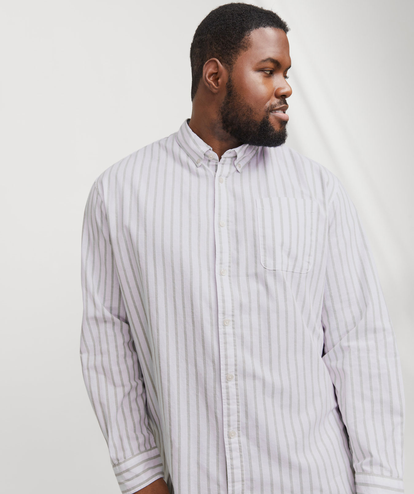 Jack & Jones Plus JJEOXFORD shirt, Crockery, large image number 3