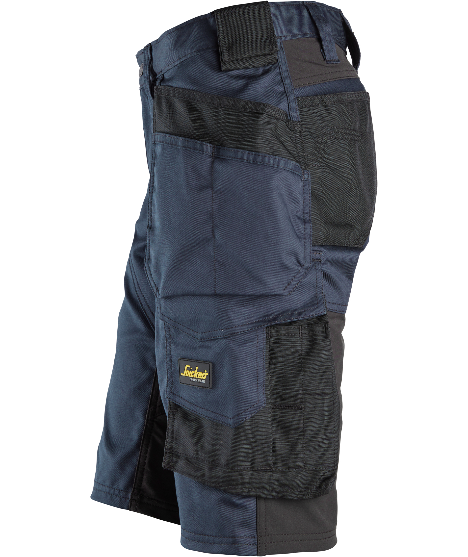 Snickers AllroundWork dame h&aring;ndverkershorts 6147, Navy/Svart, large image number 3