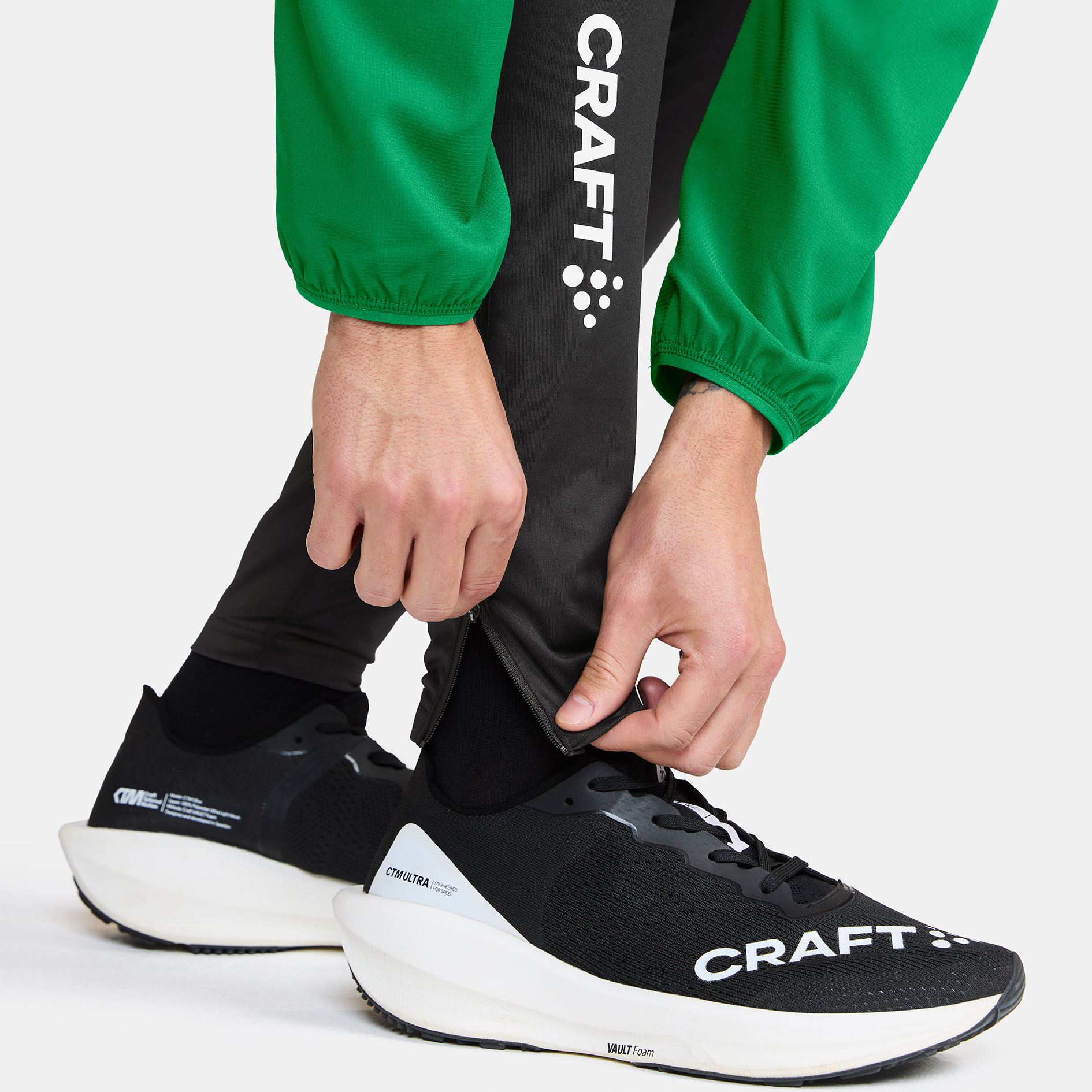 Craft Rush Zip tights, Black, large image number 4