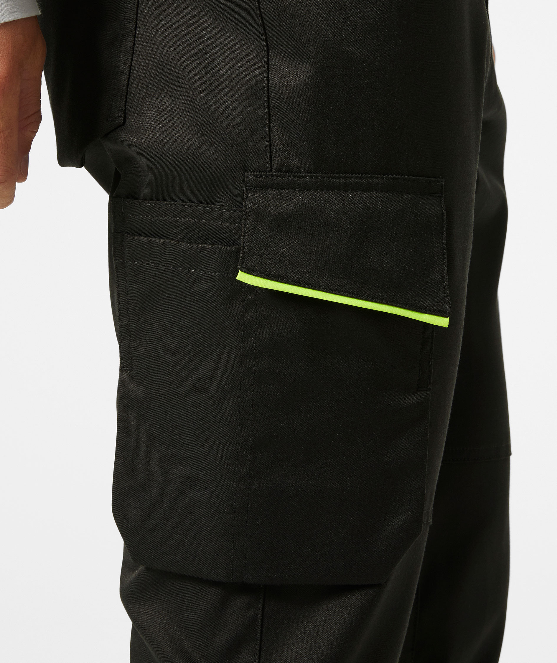 Helly Hansen UC-ME cargo trousers, Hi-vis yellow/Ebony, large image number 4