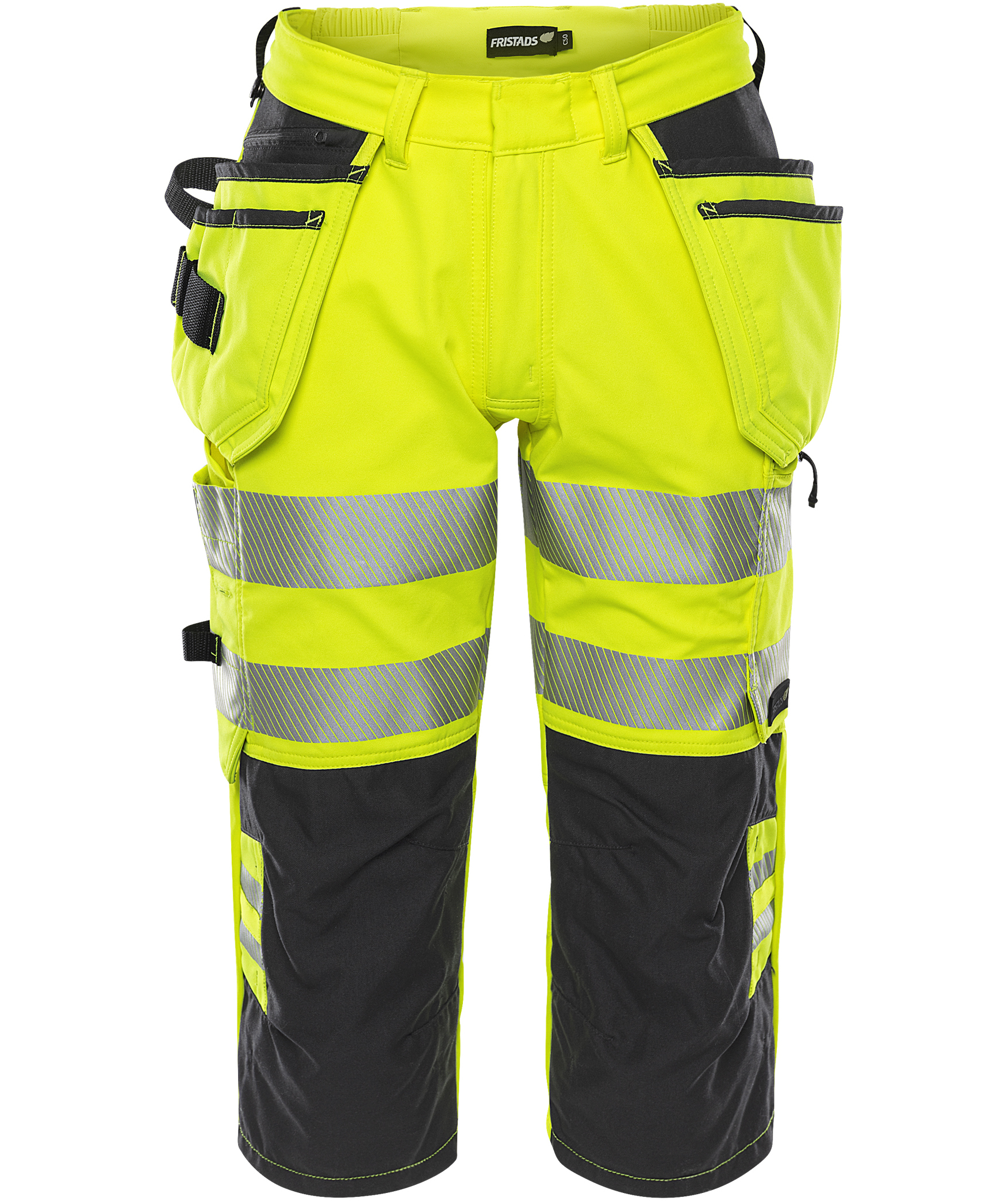 Fristads hantverkspiratbyxa 2666 GSTP, Varsel Gul/Svart
