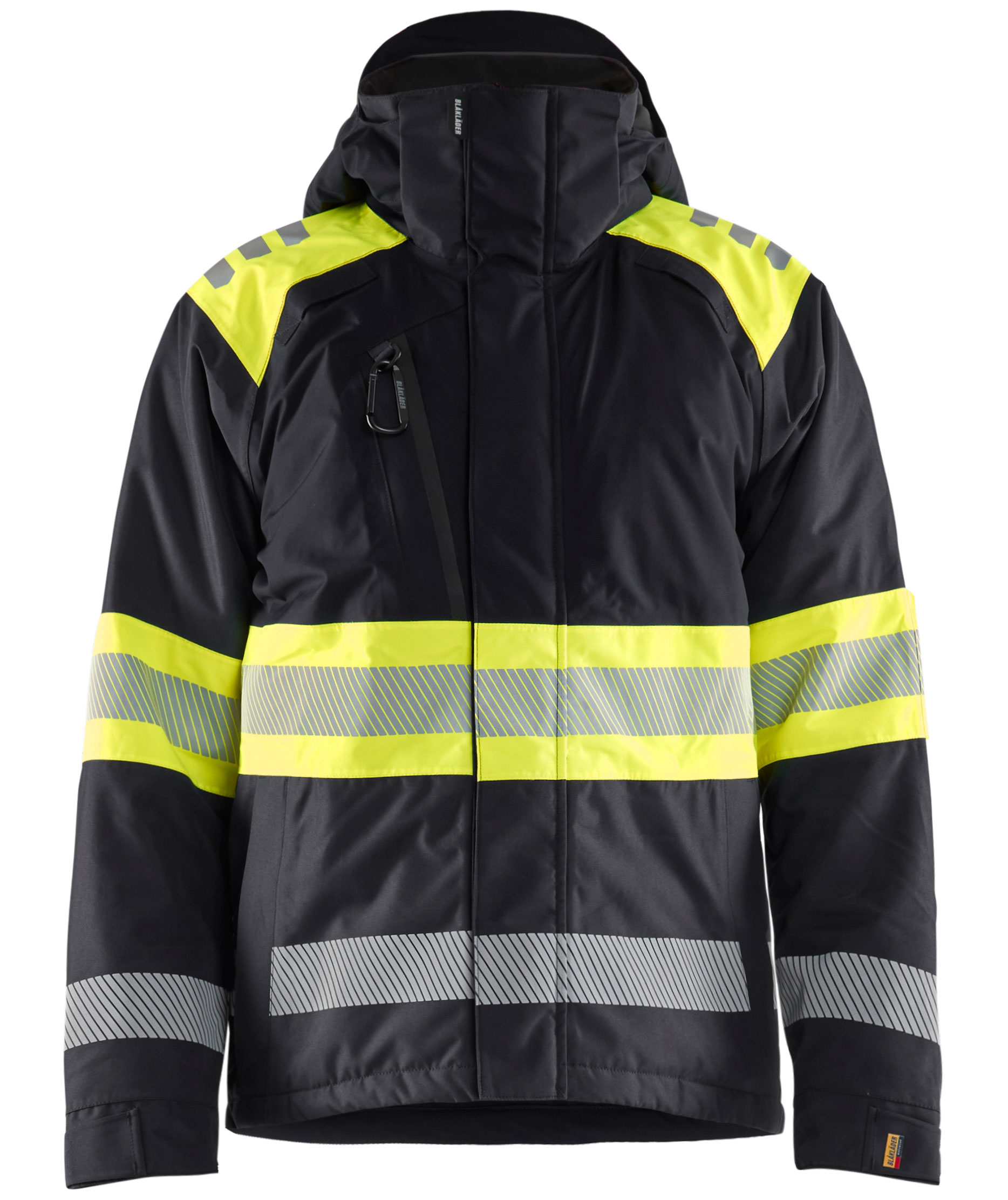 Bl&aring;kl&auml;der vinterjakke, Sort/Hi-Vis Gul
