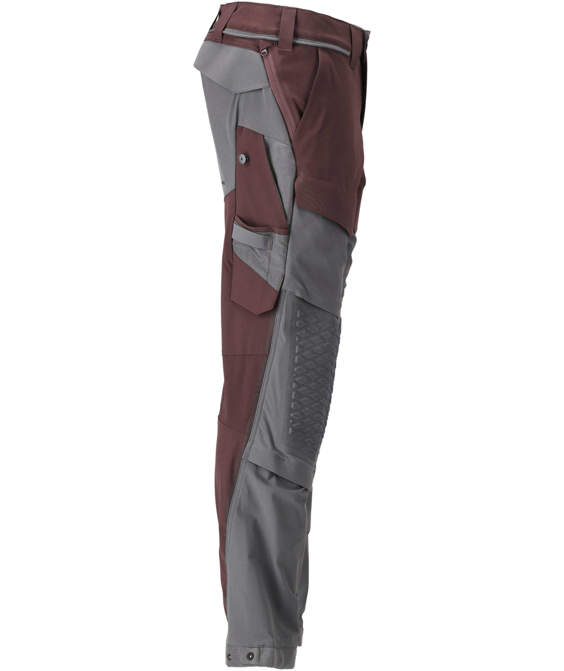 Mascot Customized work trousers full stretch, Bordeaux/Stone Grey, large image number 2