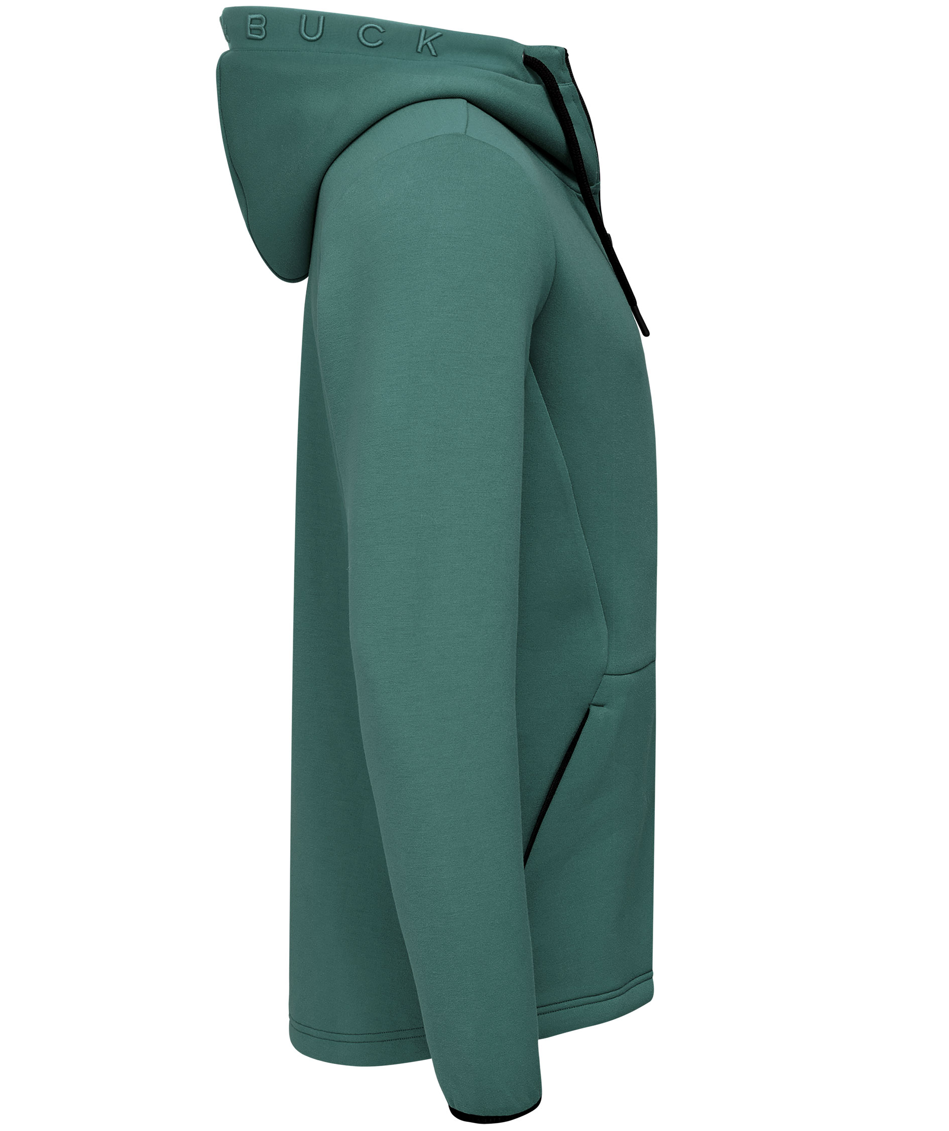 Cutter & Buck Pemberton hoodie med blixtl&aring;s, Furugr&ouml;n, large image number 2