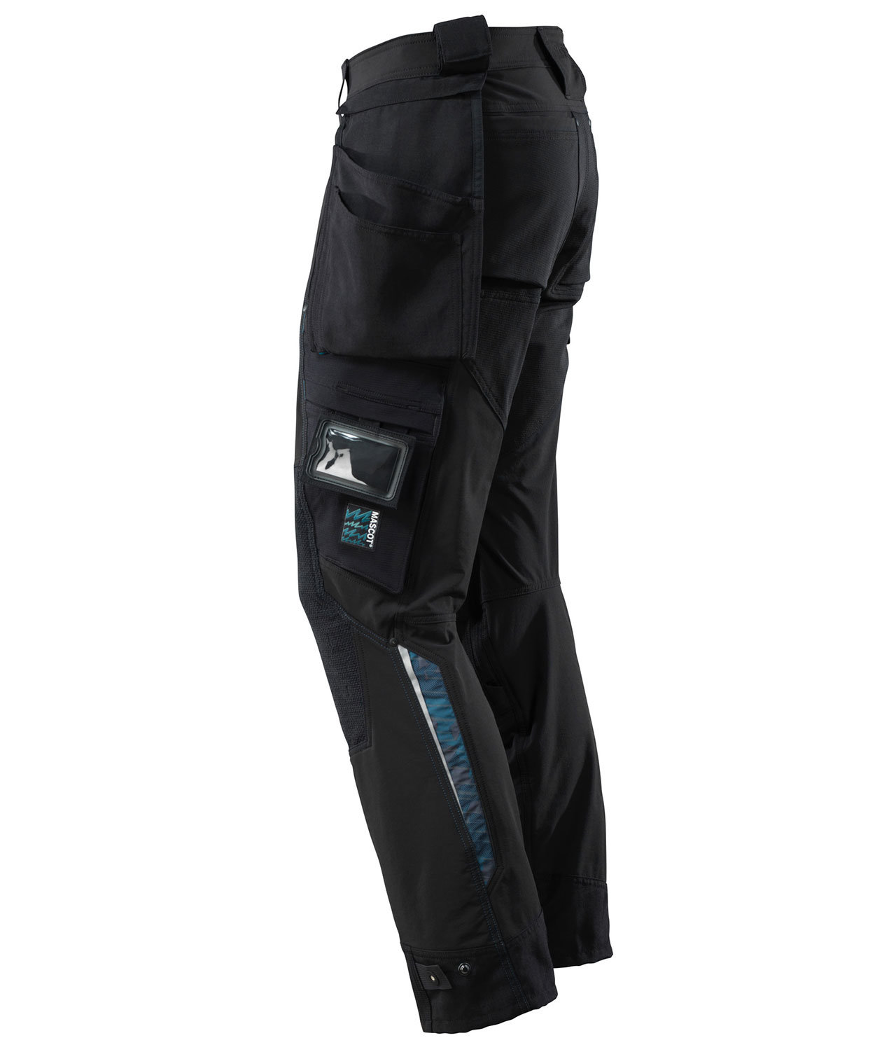 Mascot Handwerkerhose Full stretch, Schwarz, large image number 2