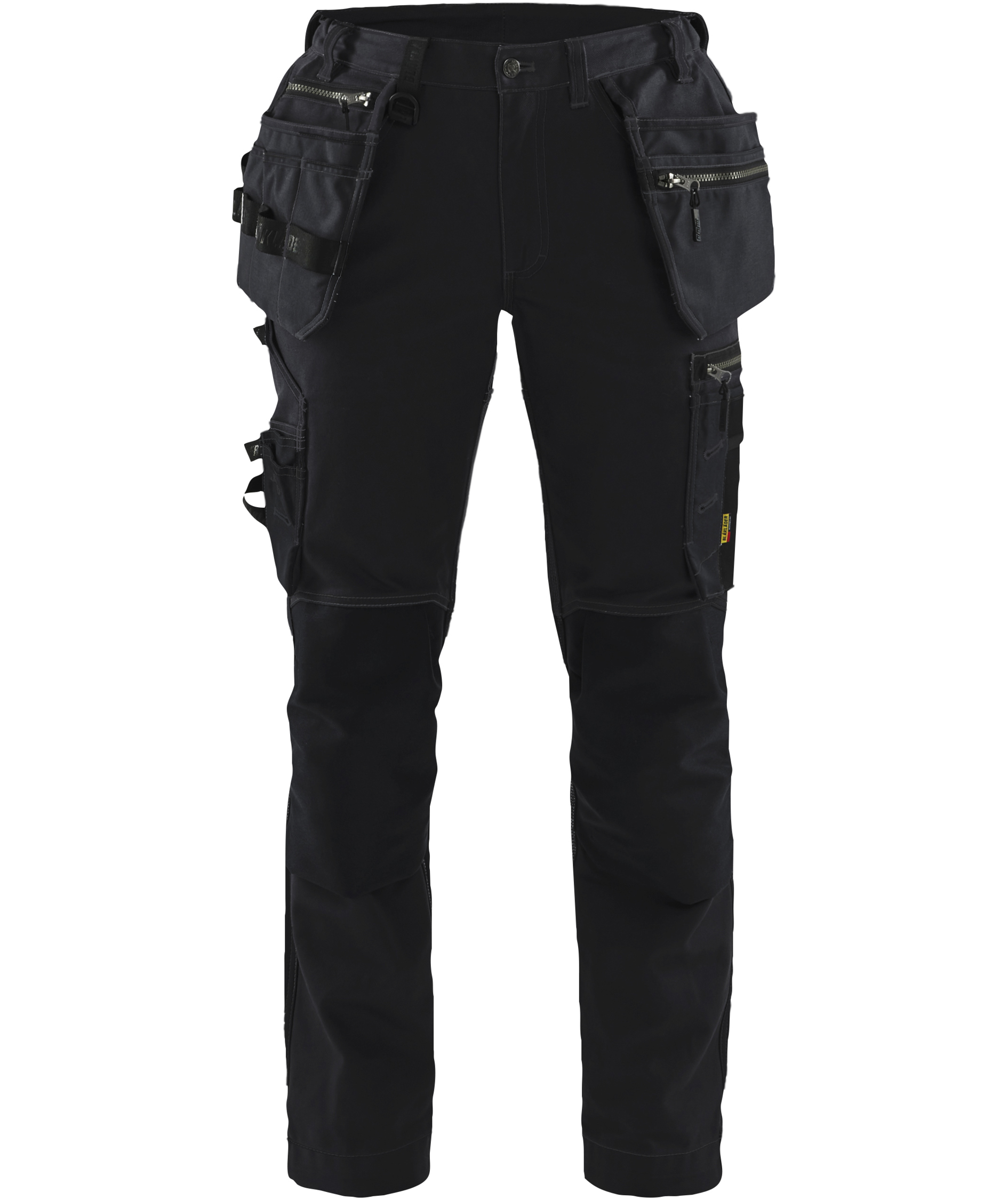 Bl&aring;kl&auml;der hantverksbyxa dam, Svart/Svart