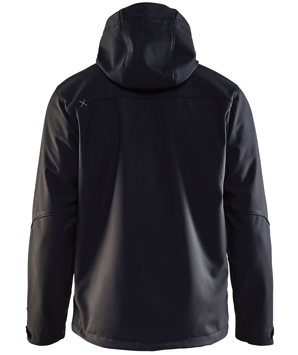 Bl&aring;kl&auml;der softshelljakke, Svart/Gr&oslash;nn