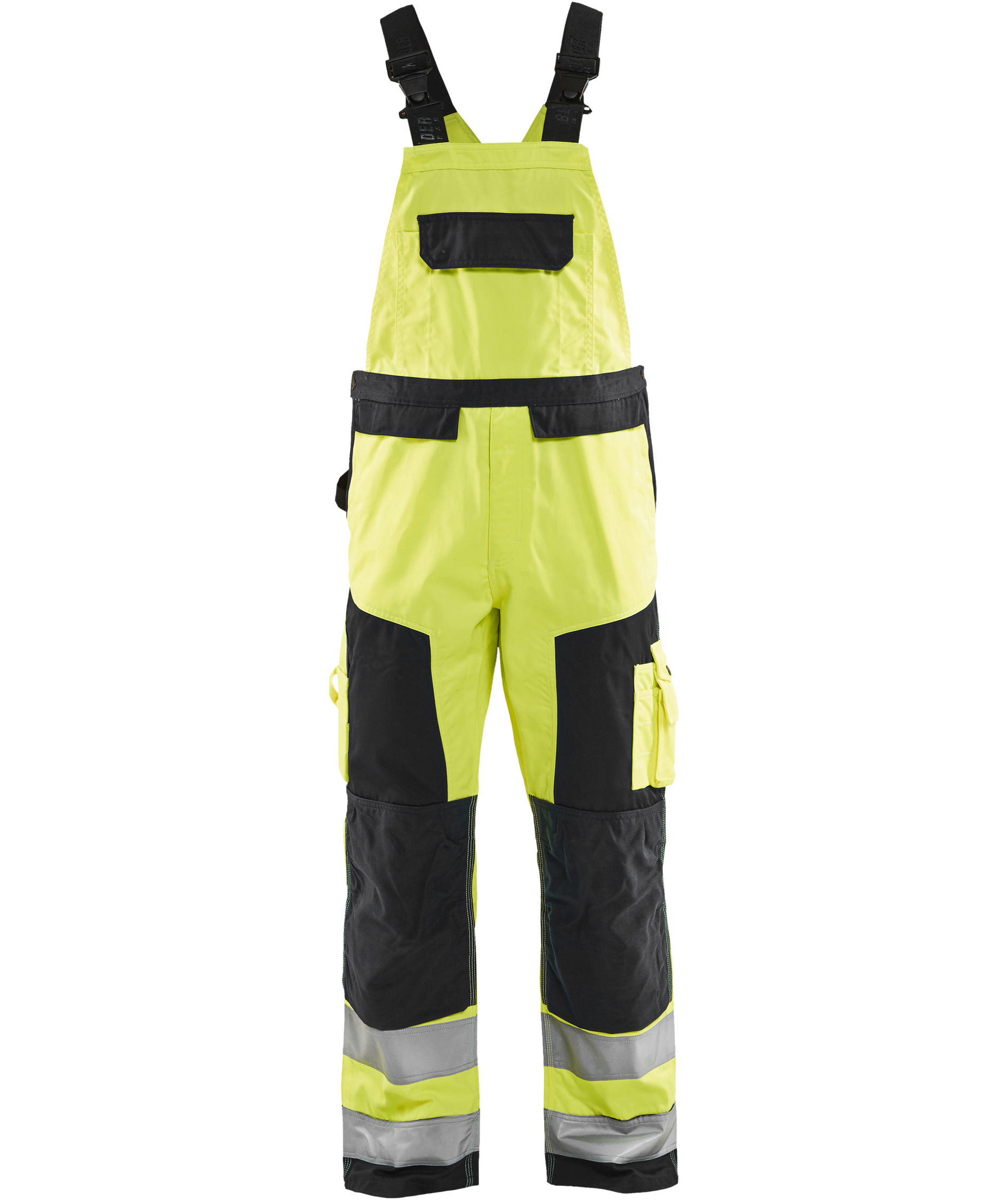Bl&aring;kl&auml;der arbejdsoveralls, Hi-vis&nbsp;Gul/Sort, large image number 0
