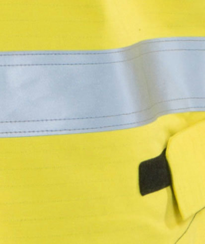 Bl&aring;kl&auml;der arbetsjacka Multinorm, Varsel gul/marinbl&aring;, large image number 2