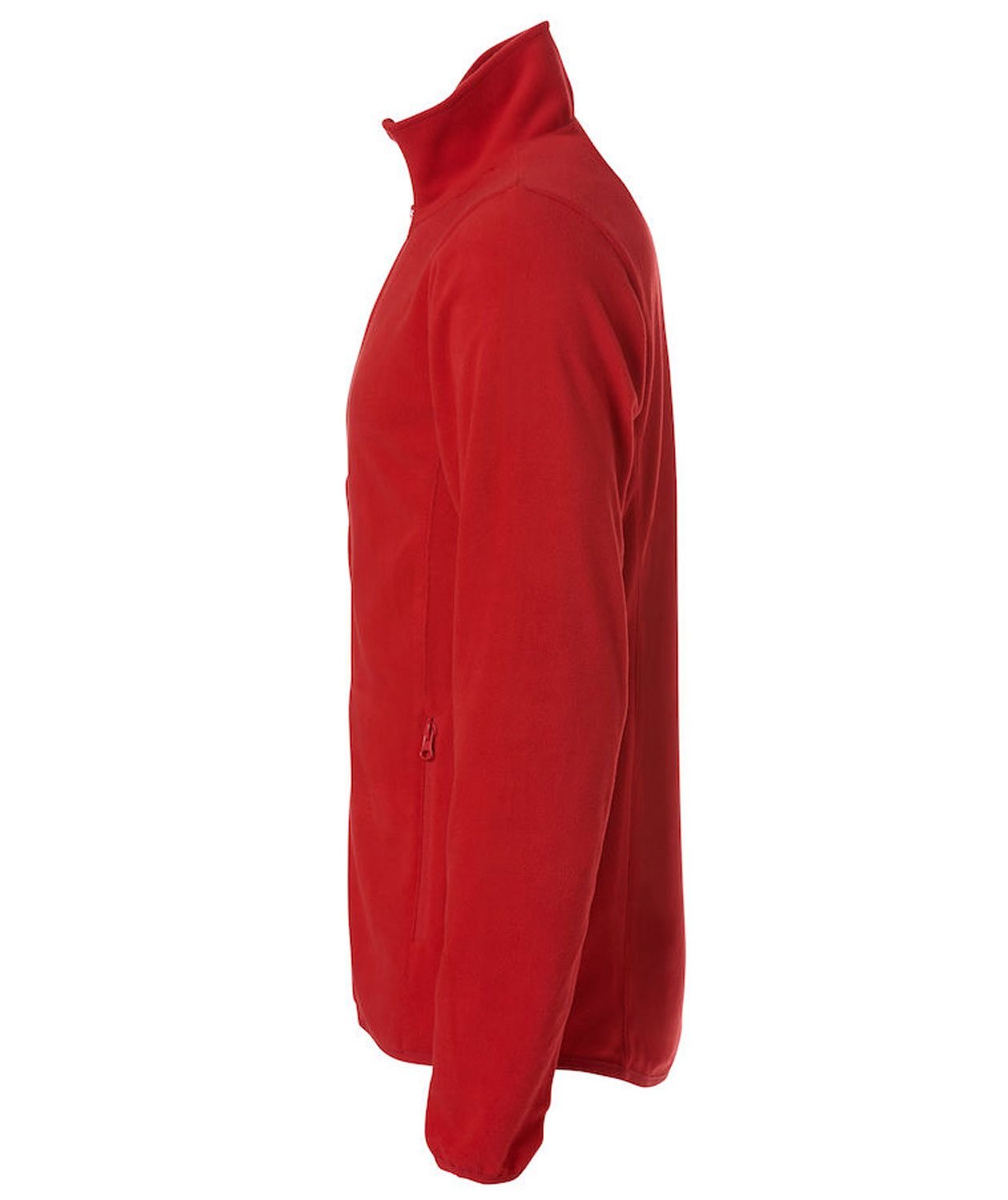 Clique Basic Microfleecejakke, R&oslash;d
