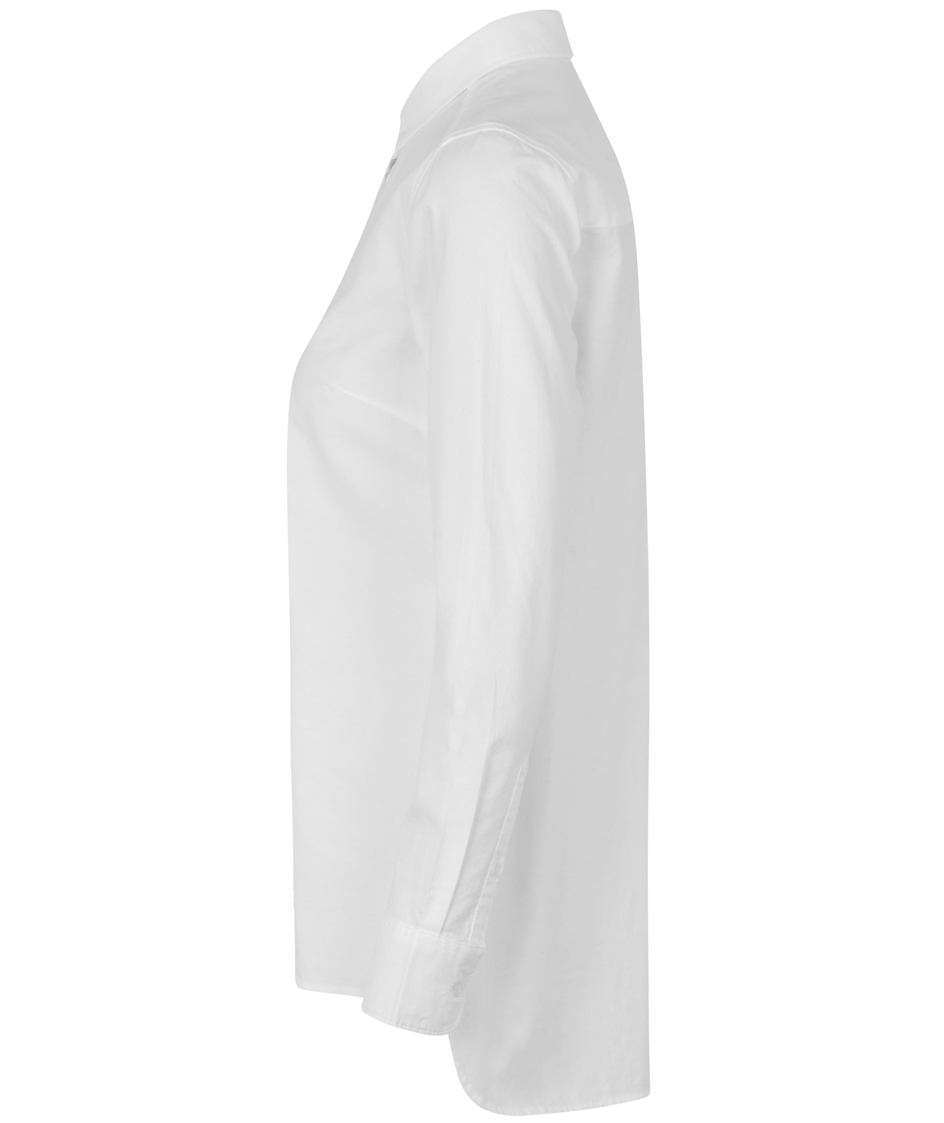 Seven Seas Oxford lang Modern fit dameskjorte, Hvid, large image number 3