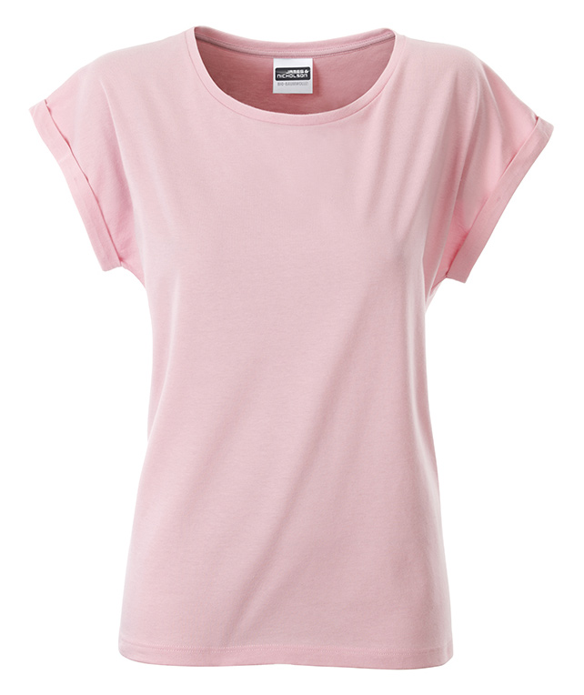 James & Nicholson Basic women's T-shirt, Soft-Pink, large image number 1