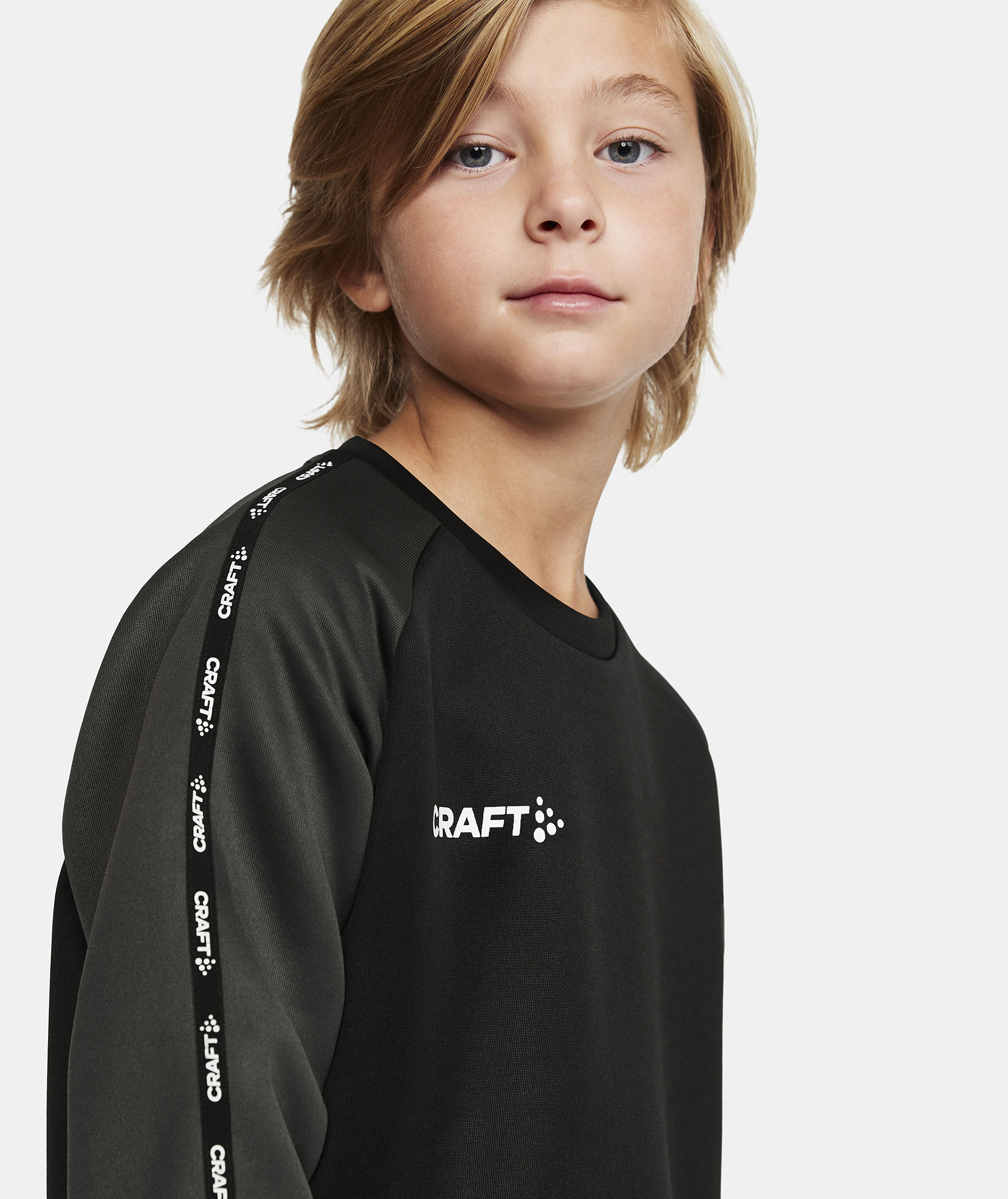 Craft Squad 2.0 training pullover for kids, Black/Granite, large image number 3