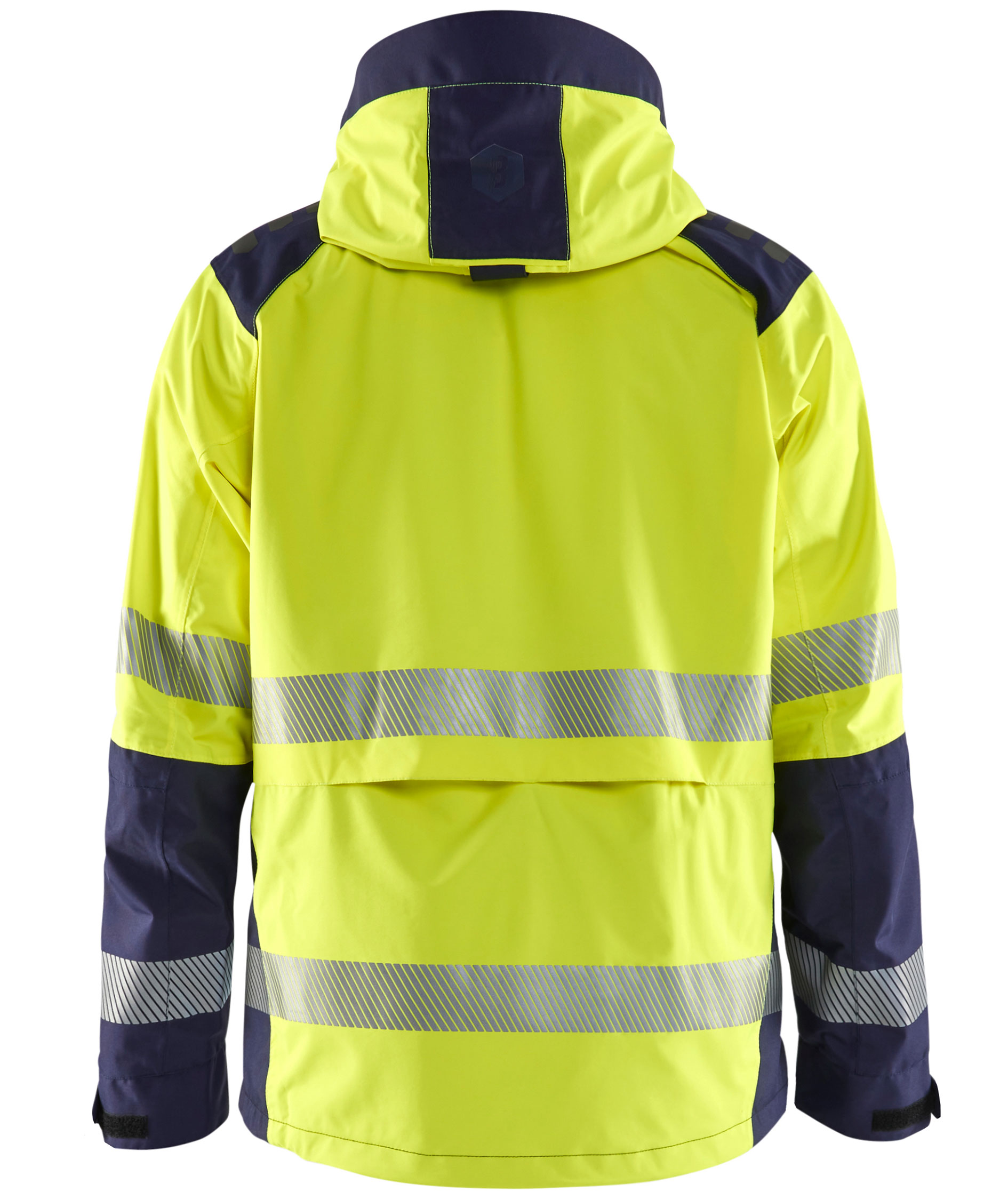 Bl&aring;kl&auml;der skaljakke, Hi-Vis gul/marine, large image number 1