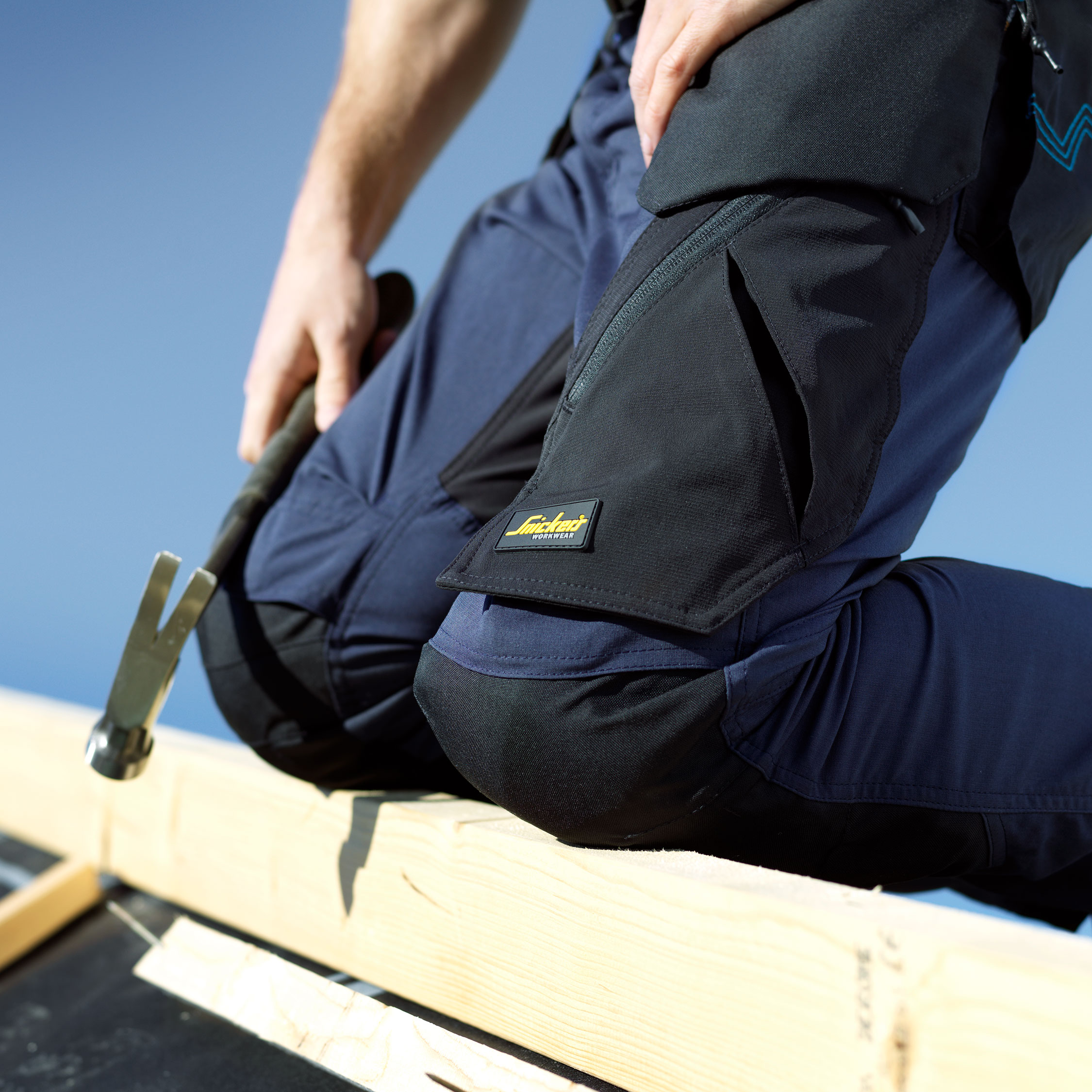 Snickers LiteWork 37.5&reg; craftsman trousers 6210, Marine Blue/Black, large image number 6