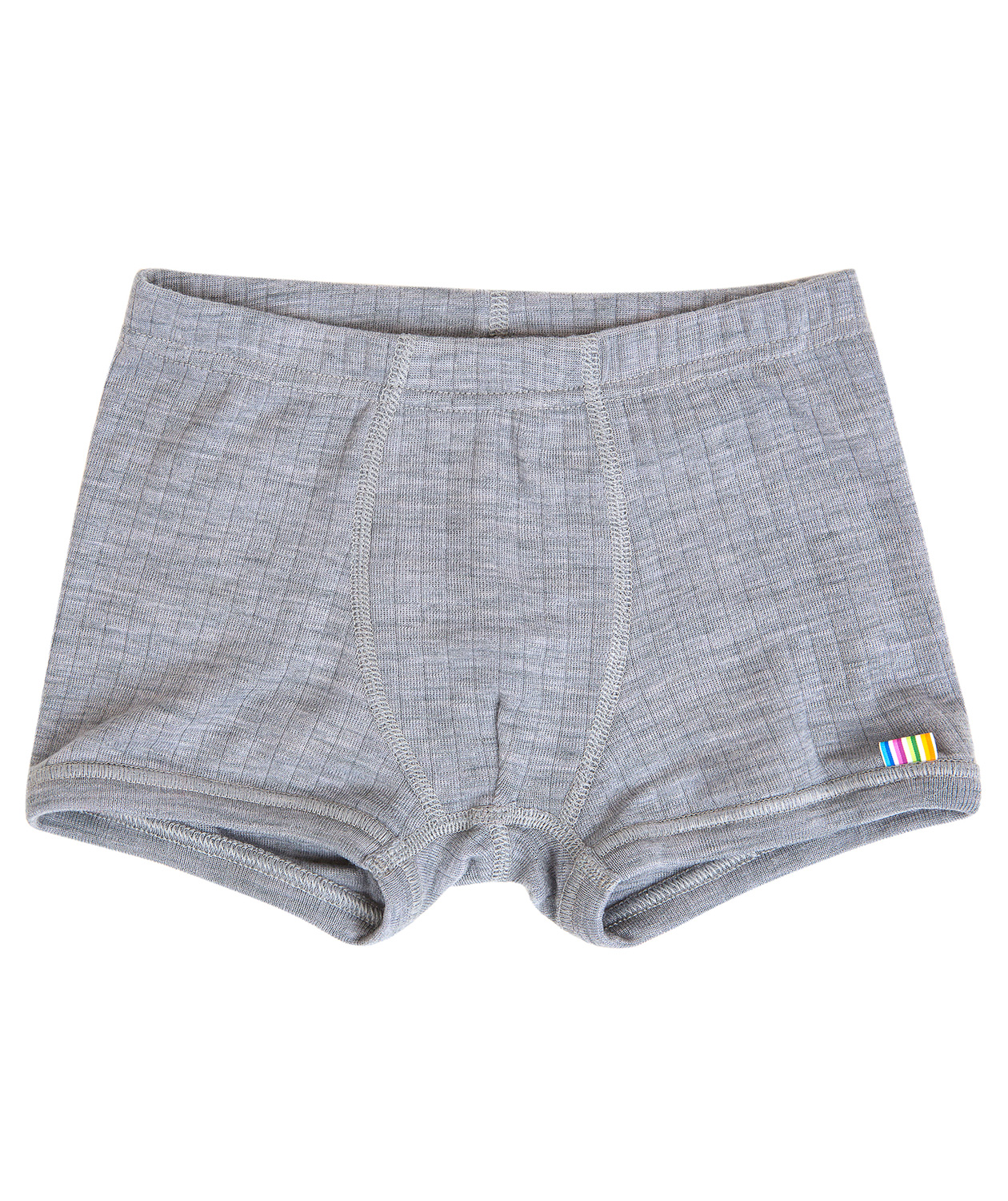 Joha basic underbyxor till barn med merinoull, Gr&aring;melerad