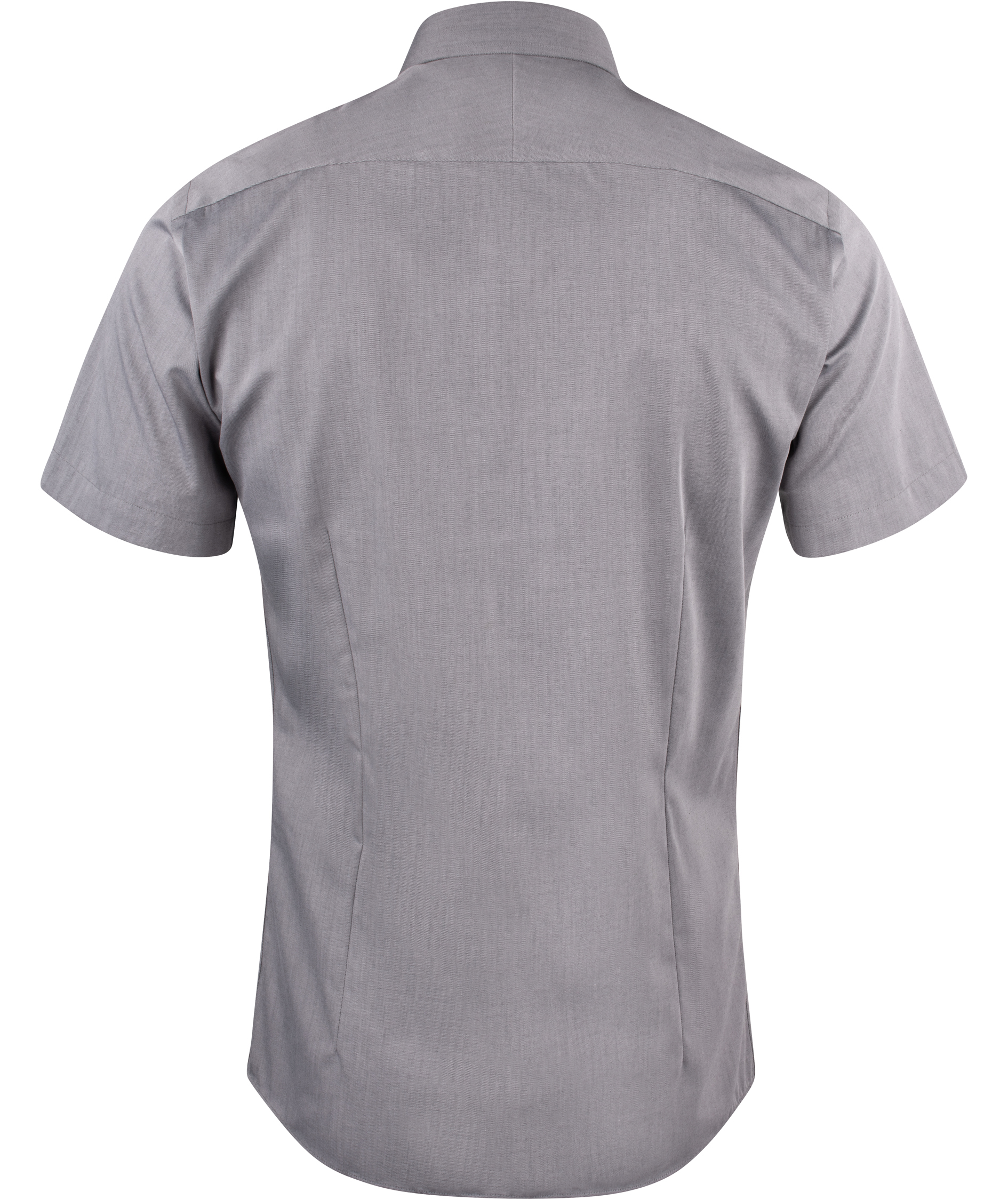 J. Harvest & Frost Twill Yellow Bow 50 Slim fit kortermet skjorte, Grey