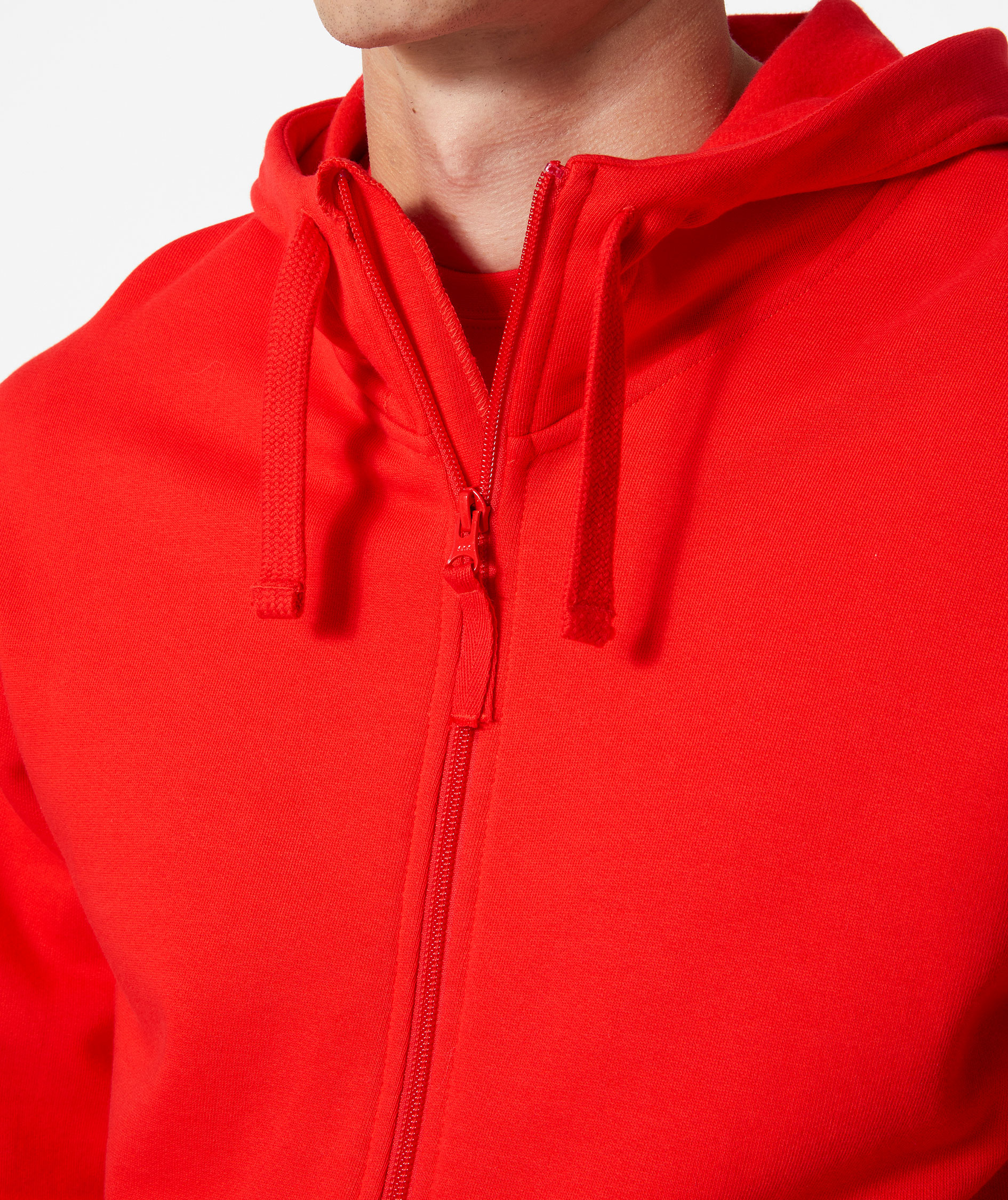 Helly Hansen Classic Hoodie mit Rei&szlig;verschluss, Alert red, large image number 4