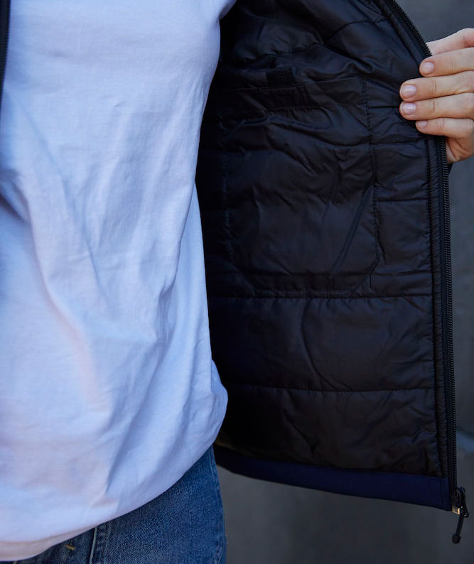 Clique fodrad softshelljacka, M&ouml;rk marinbl&aring;, large image number 4