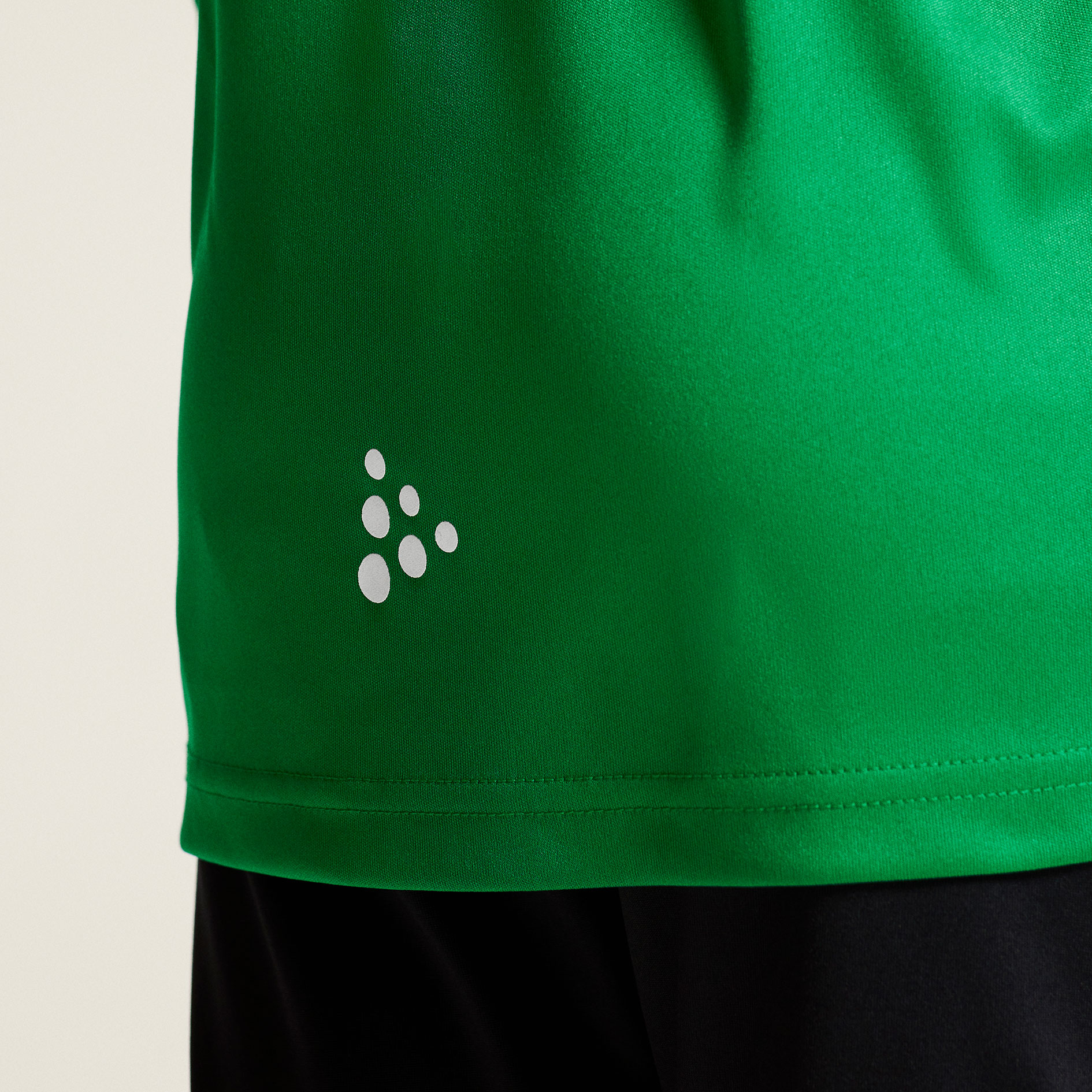 Craft Rush l&aring;ng&auml;rmad T-shirt till barn, Team green, large image number 5