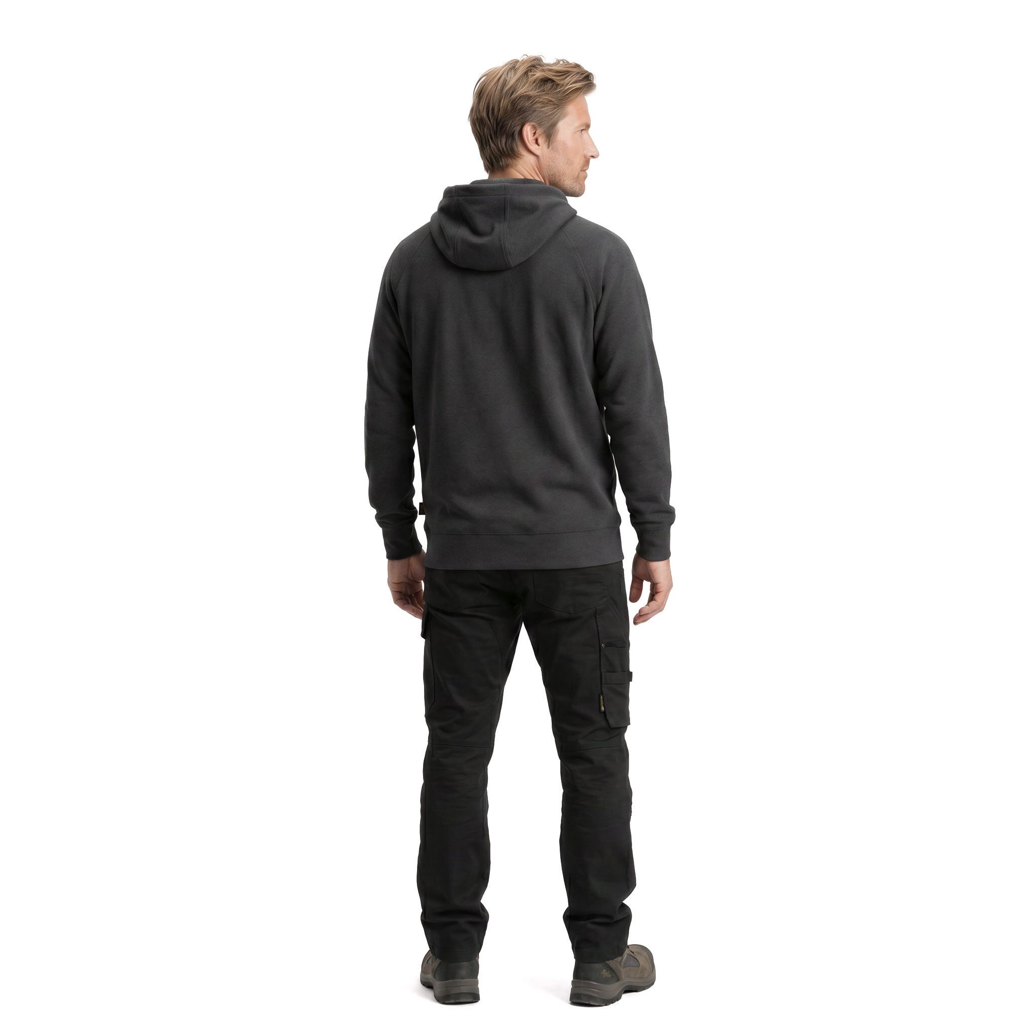 Snickers AllroundWork Polartec&reg; frott&eacute; Hoodie 8075, Steel Grey, large image number 3