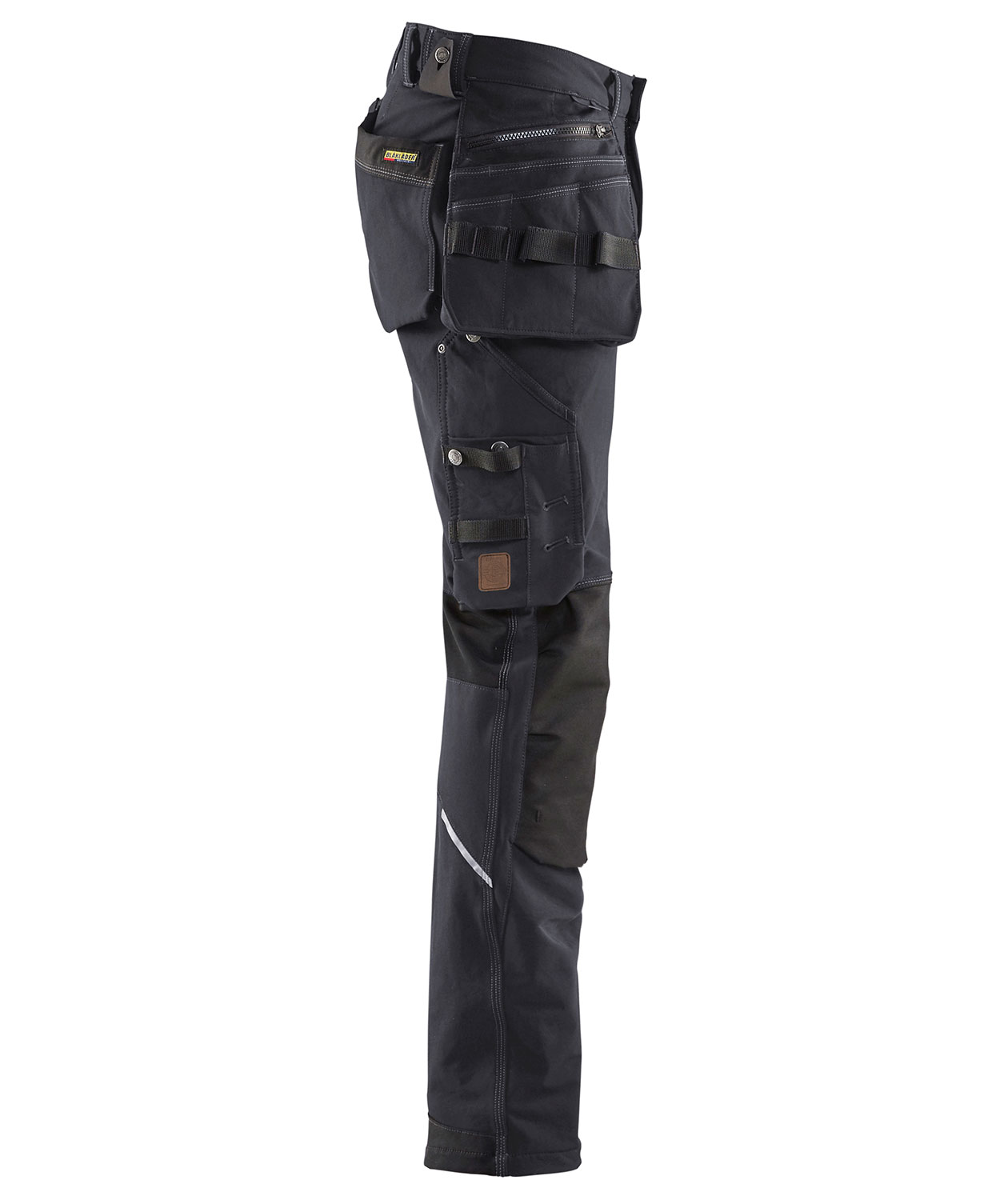 Bl&aring;kl&auml;der X1900 h&aring;ndv&aelig;rkerbukser full stretch, M&oslash;rkegr&aring;/Sort, large image number 2