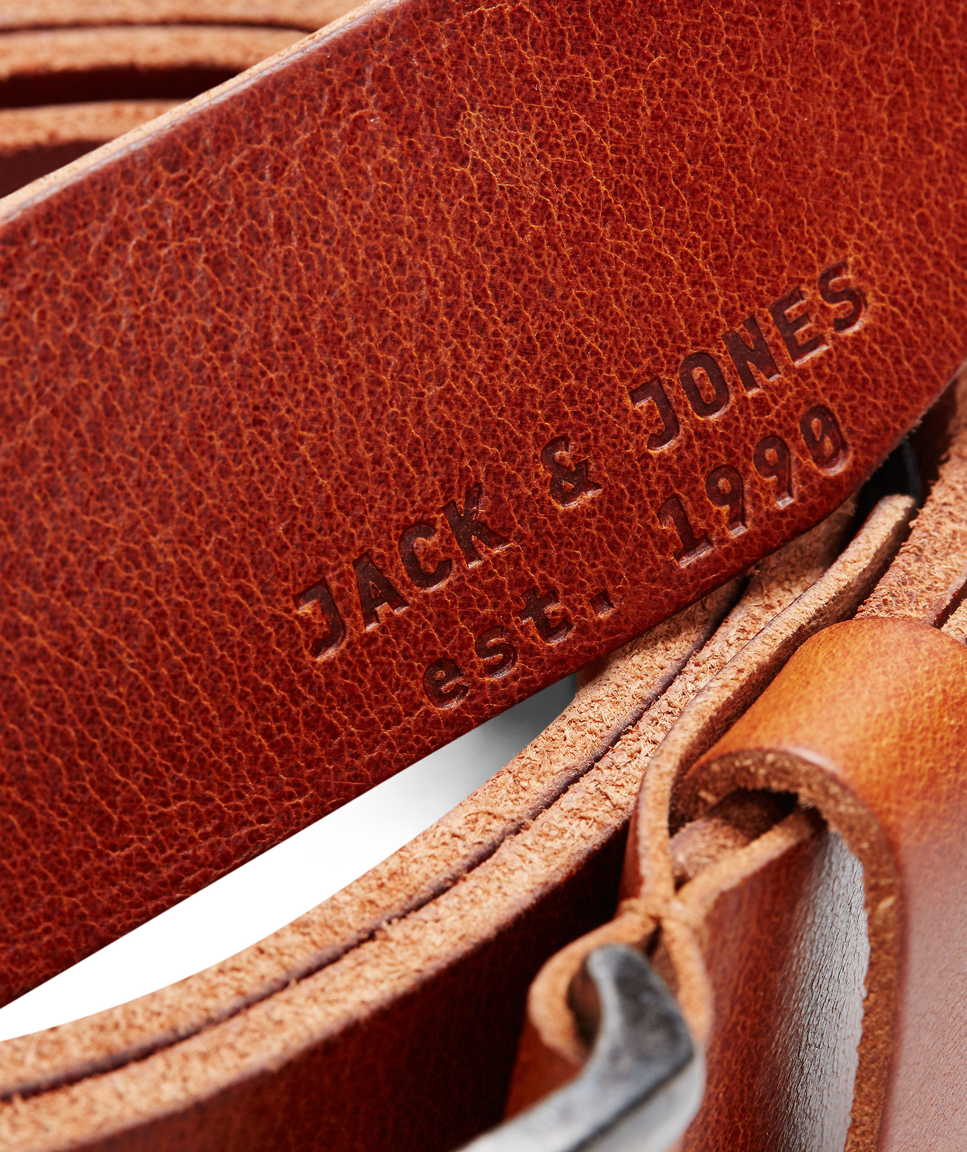 Jack & Jones JACPAUL L&aelig;derb&aelig;lte, Mocha Bisque, large image number 2