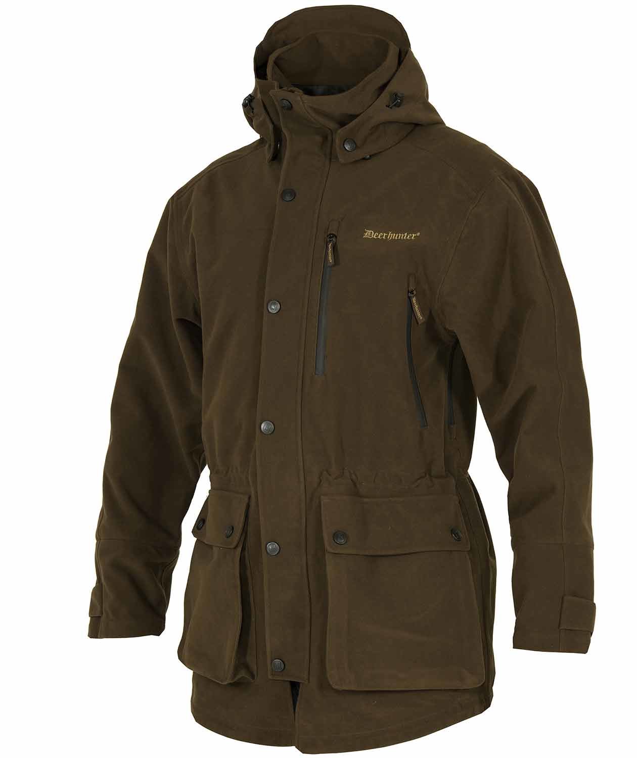 Deerhunter Pro Gamekeeper l&aring;ng jacka, Peat