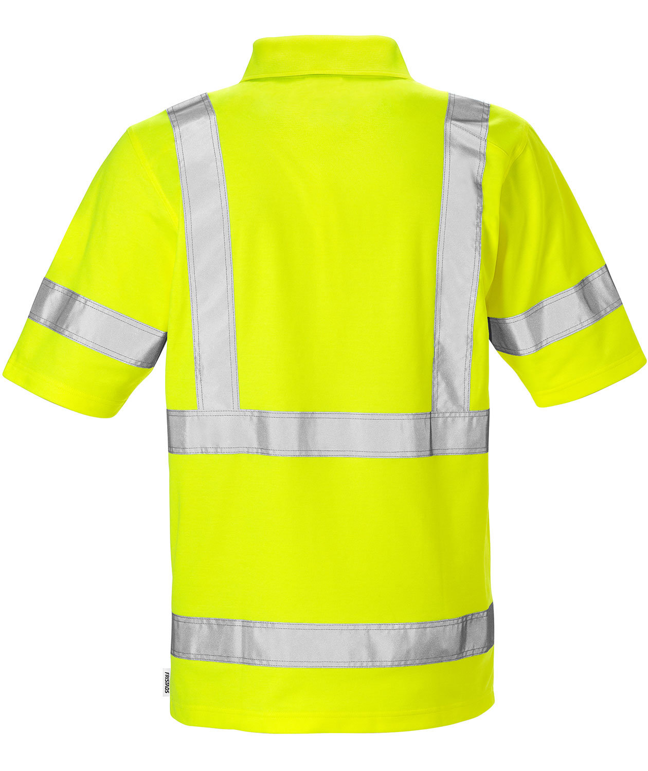 Fristads polo T-skjorte 7025 PHV, Hi-Vis&nbsp;Gul, large image number 1