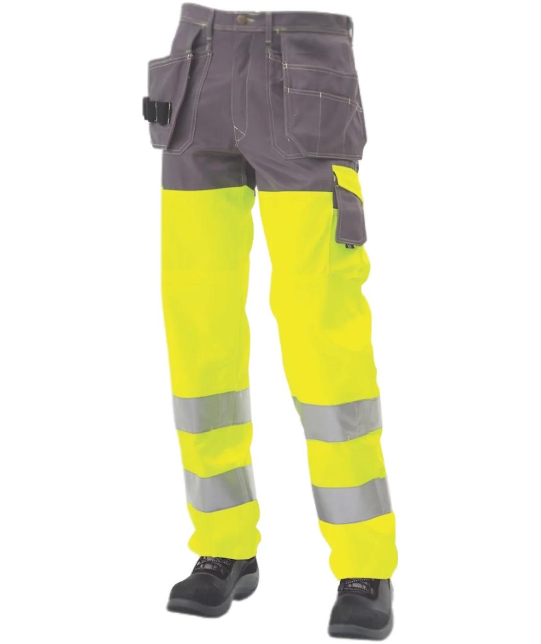 Hi-vis Gul/Gr&aring;