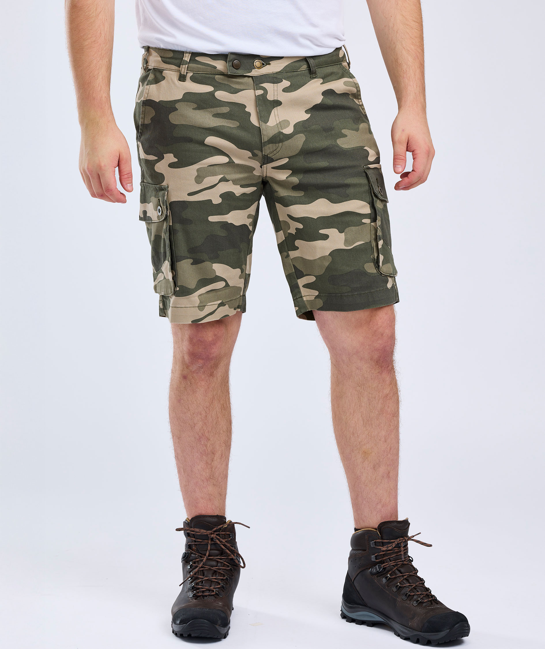 Pinewood Serengeti jagt- og friluftsshorts, Khaki Camo, large image number 6