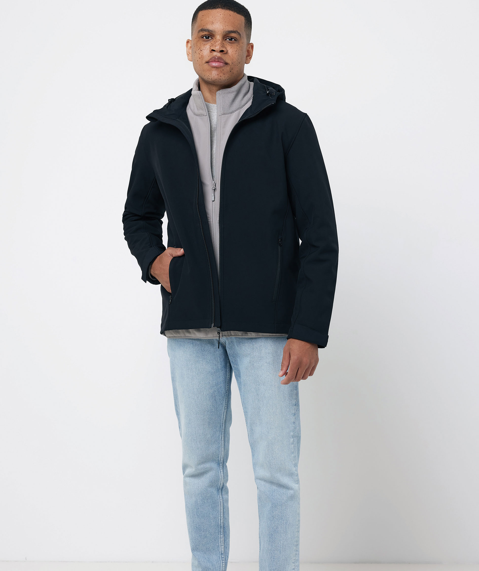 Iqoniq Makalu softshell jacket, Black, large image number 11