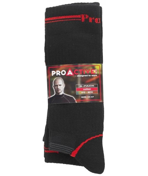 ProActive 3-pak funktionsstr&oslash;mpe, Sort, large image number 1