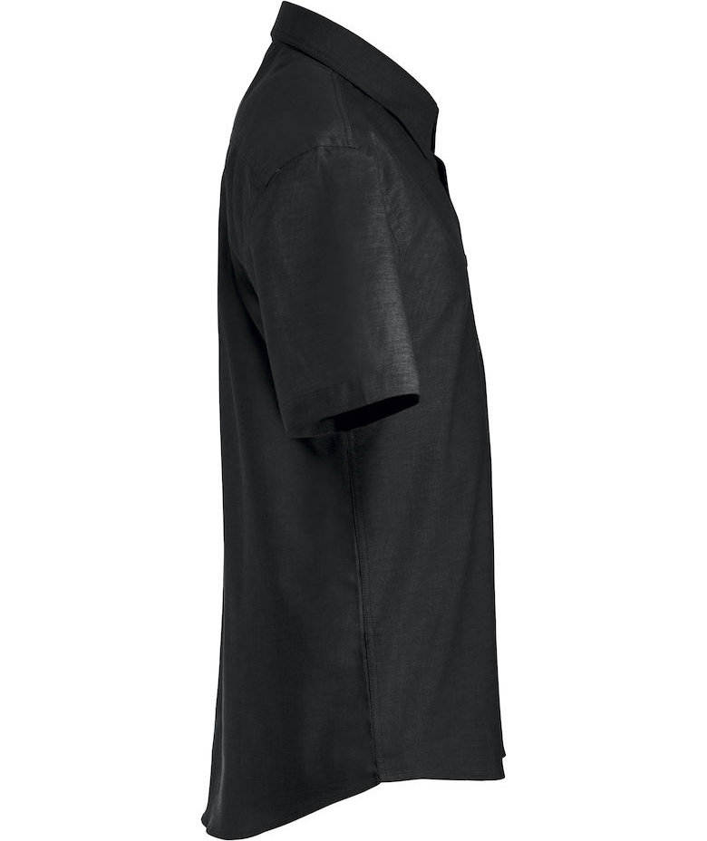 Clique Cambridge short-sleeved shirt, Black, large image number 4