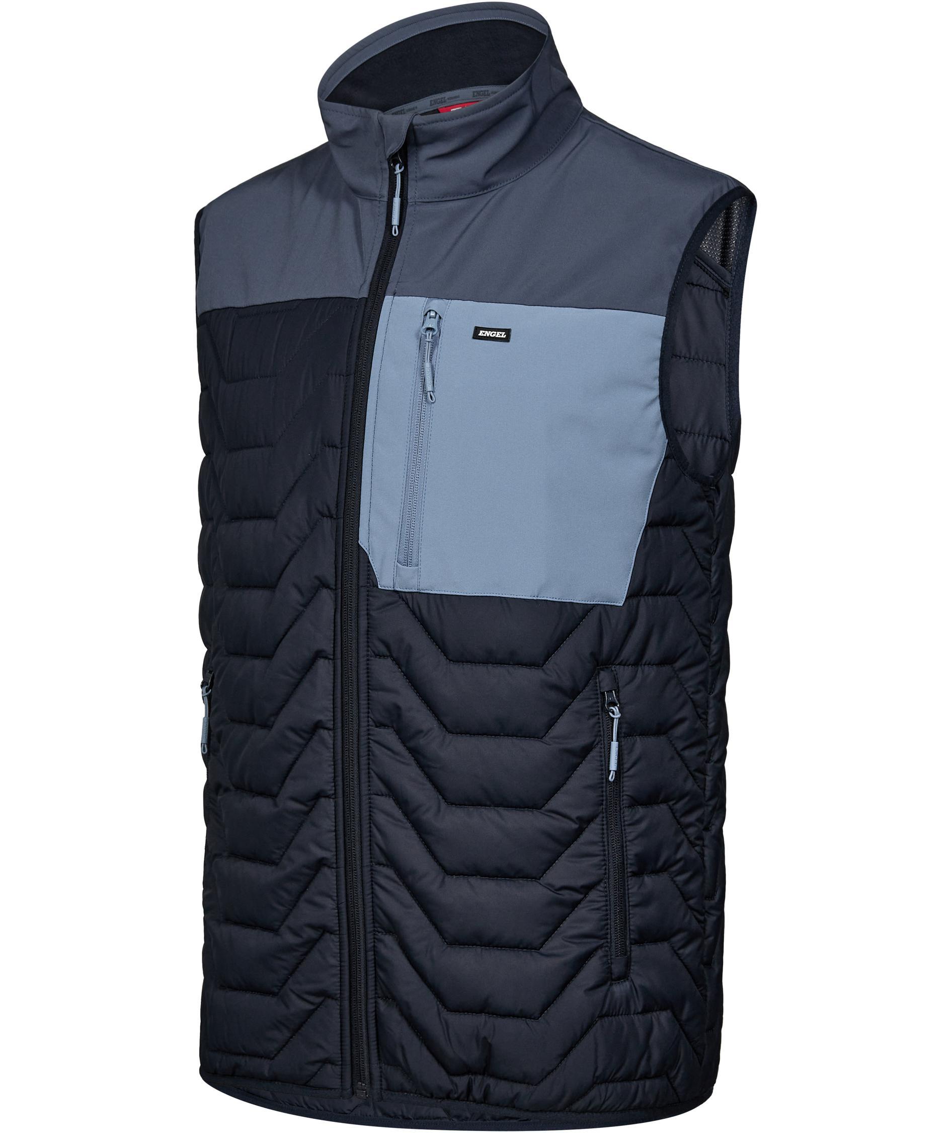 Engel Entire vattert vest, Deep Blue/Dark Sea, large image number 5