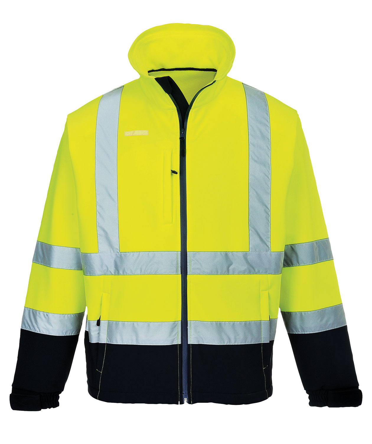 Portwest Softshelljacke, Hi-Vis gelb/marine