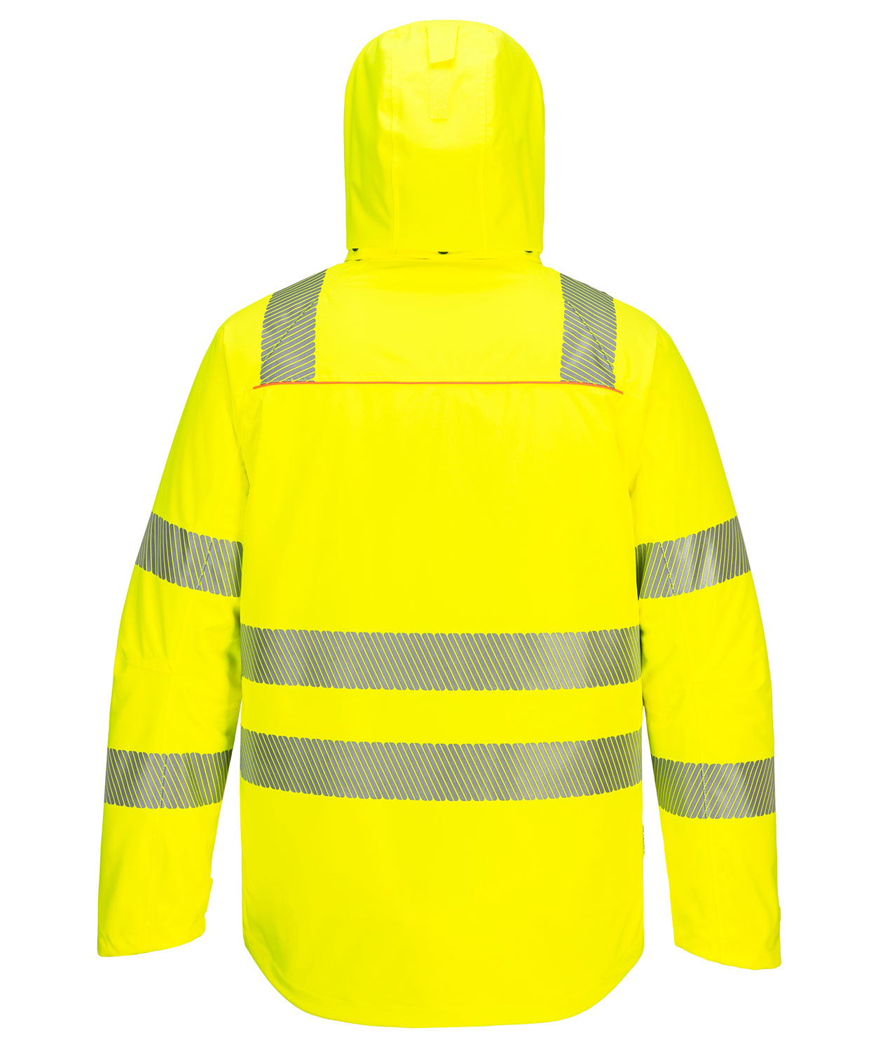 Portwest - DX4 vinterjakke, Hi-vis&nbsp;Gul/Sort, large image number 1