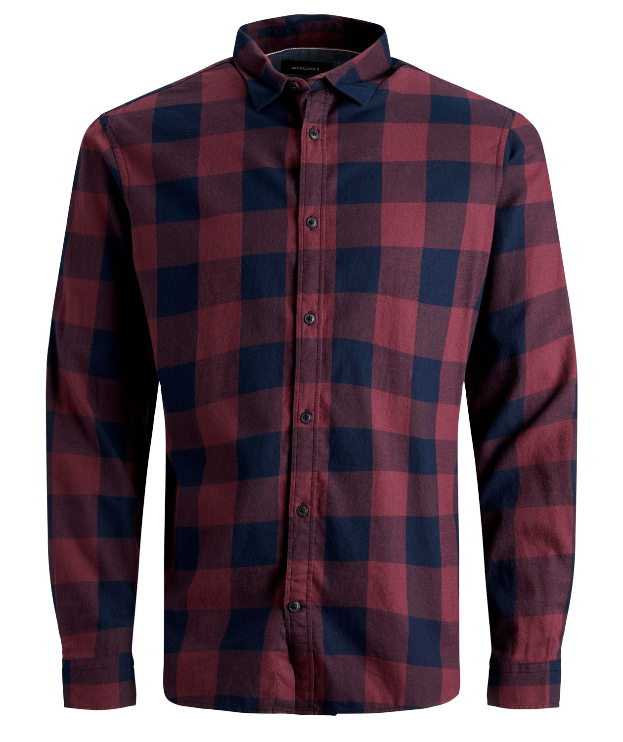 Jack & Jones JJEGINGHAM Slim fit twill skogsarbetare skjorta, Port Royale