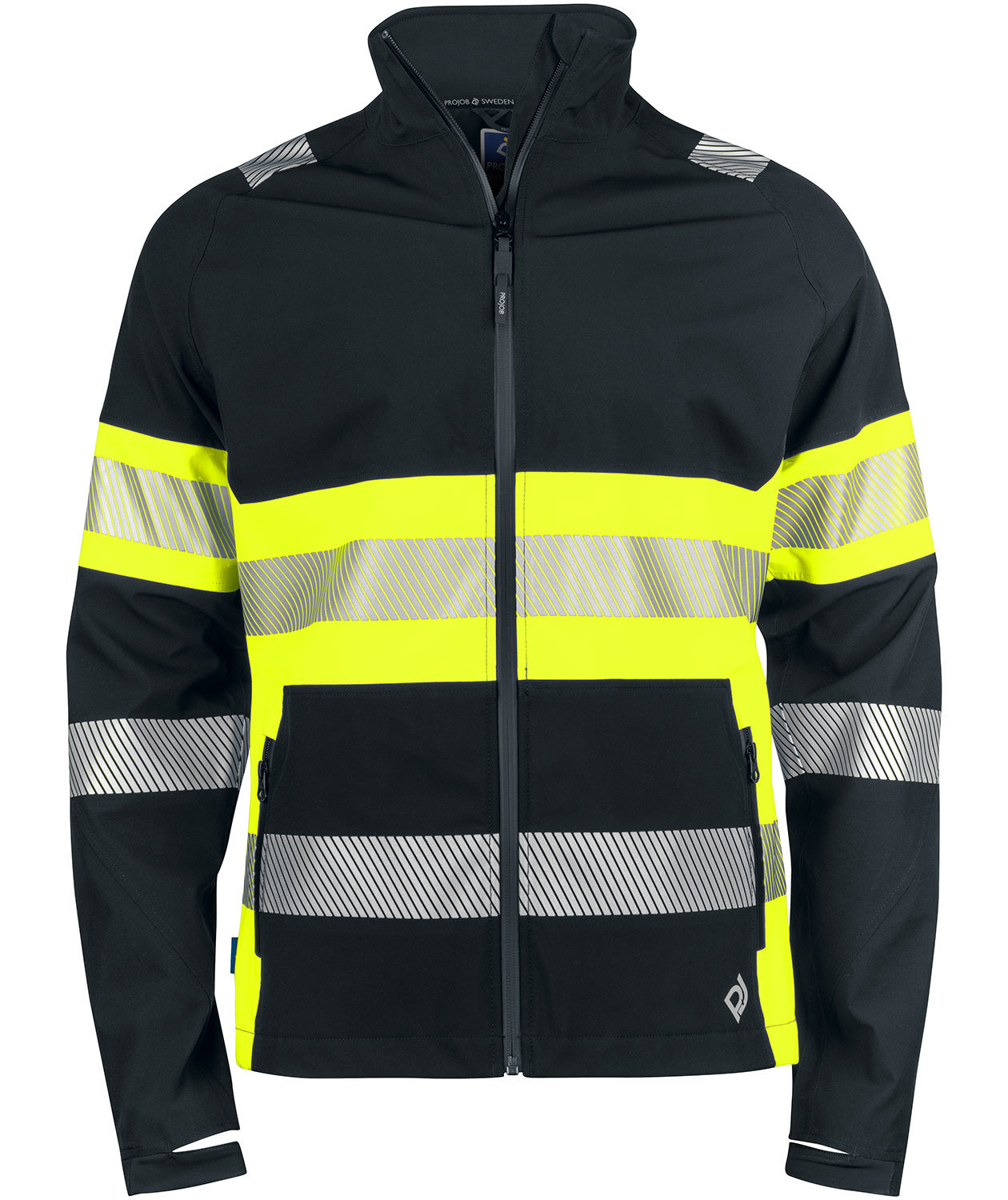 ProJob Cardigan 6442, Hi-vis Gelb/Schwarz
