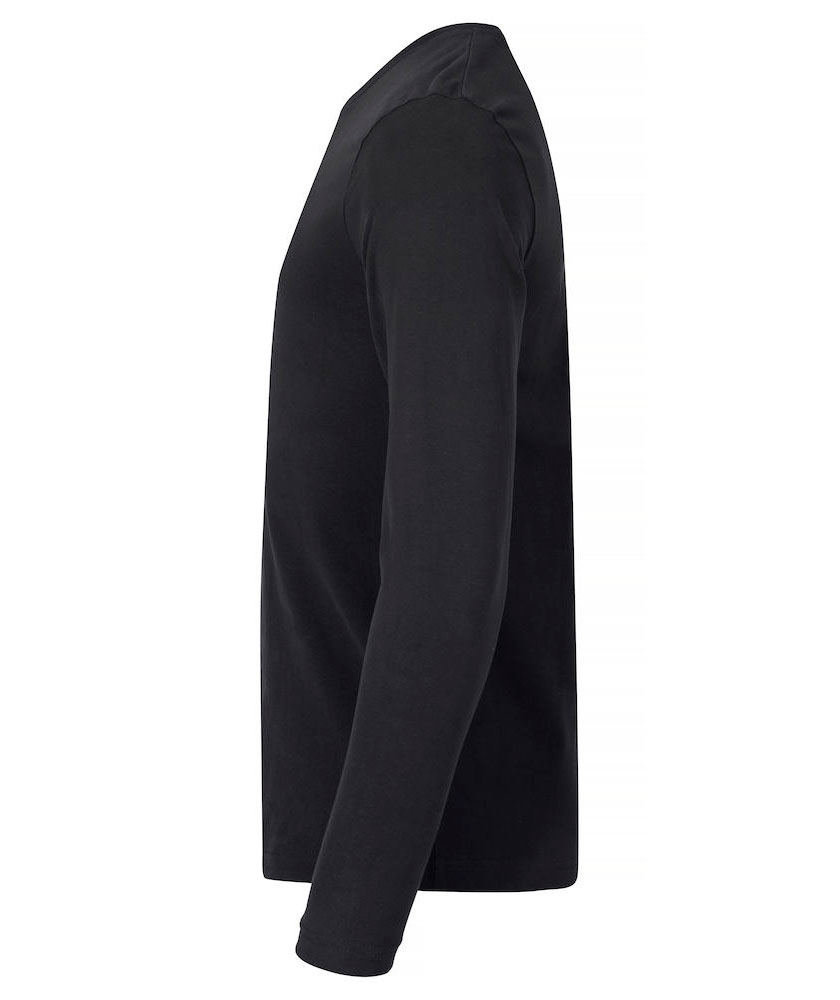 Clique Premium Fashion-T lang&auml;rmliges T-Shirt, Schwarz, large image number 2