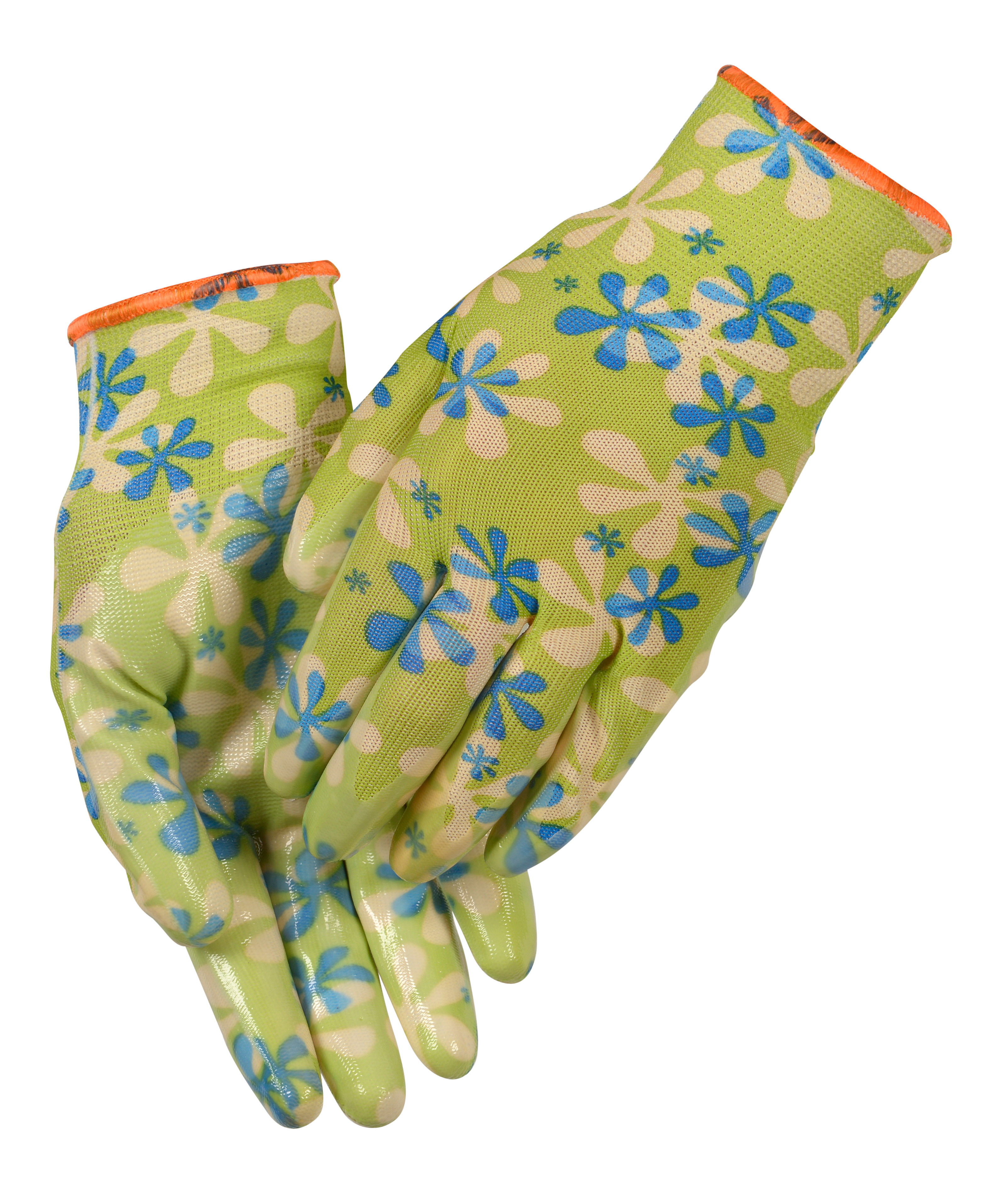 OX-ON Garden Basic 5003 arbetshandskar, Gr&ouml;n/Bl&aring;