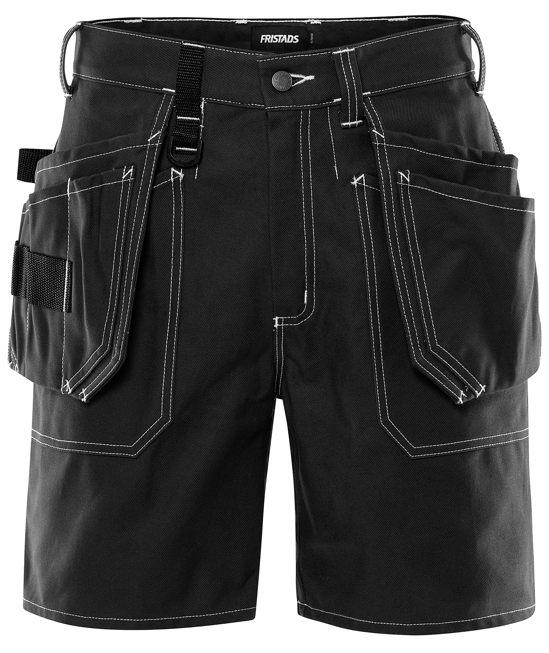 Fristads h&aring;ndv&aelig;rkershorts 275, Sort, Sort, swatch