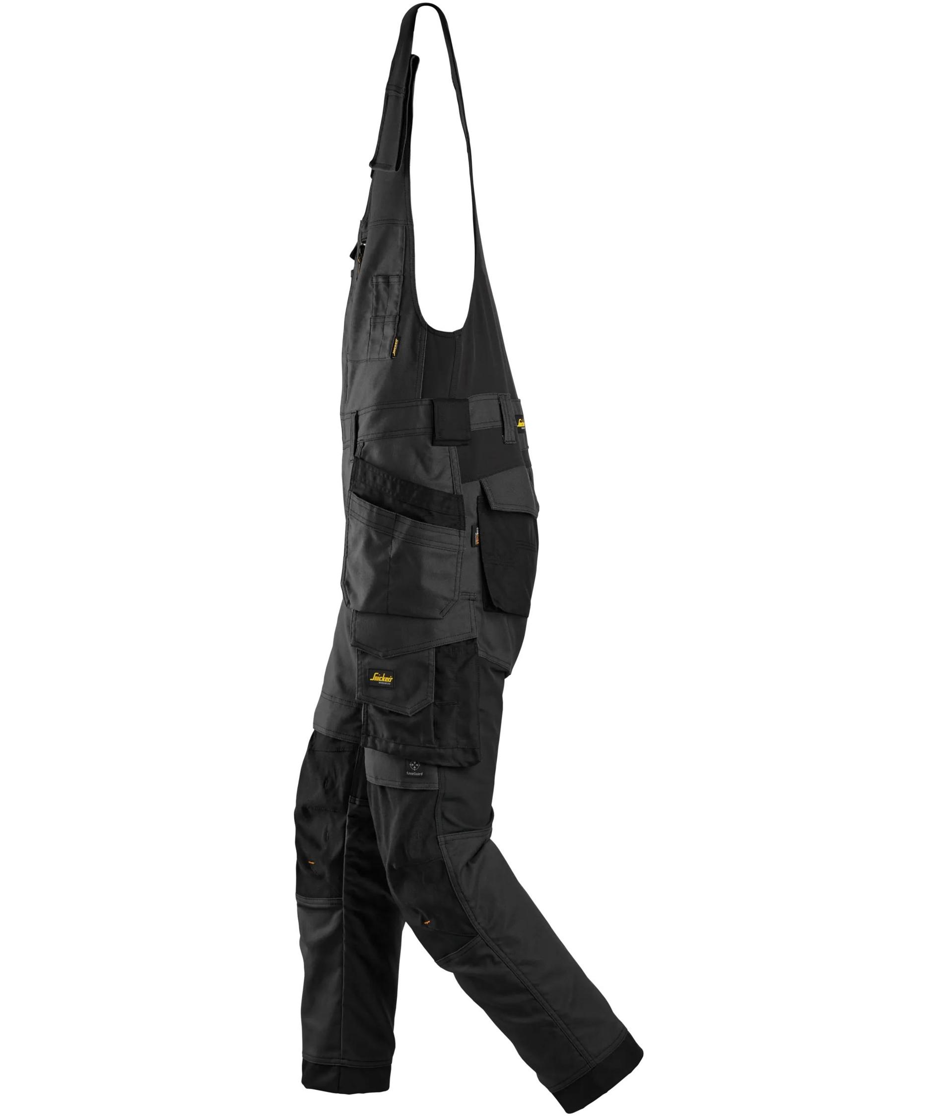 Snickers craftsman one-piece trousers 6014, Black, large image number 3