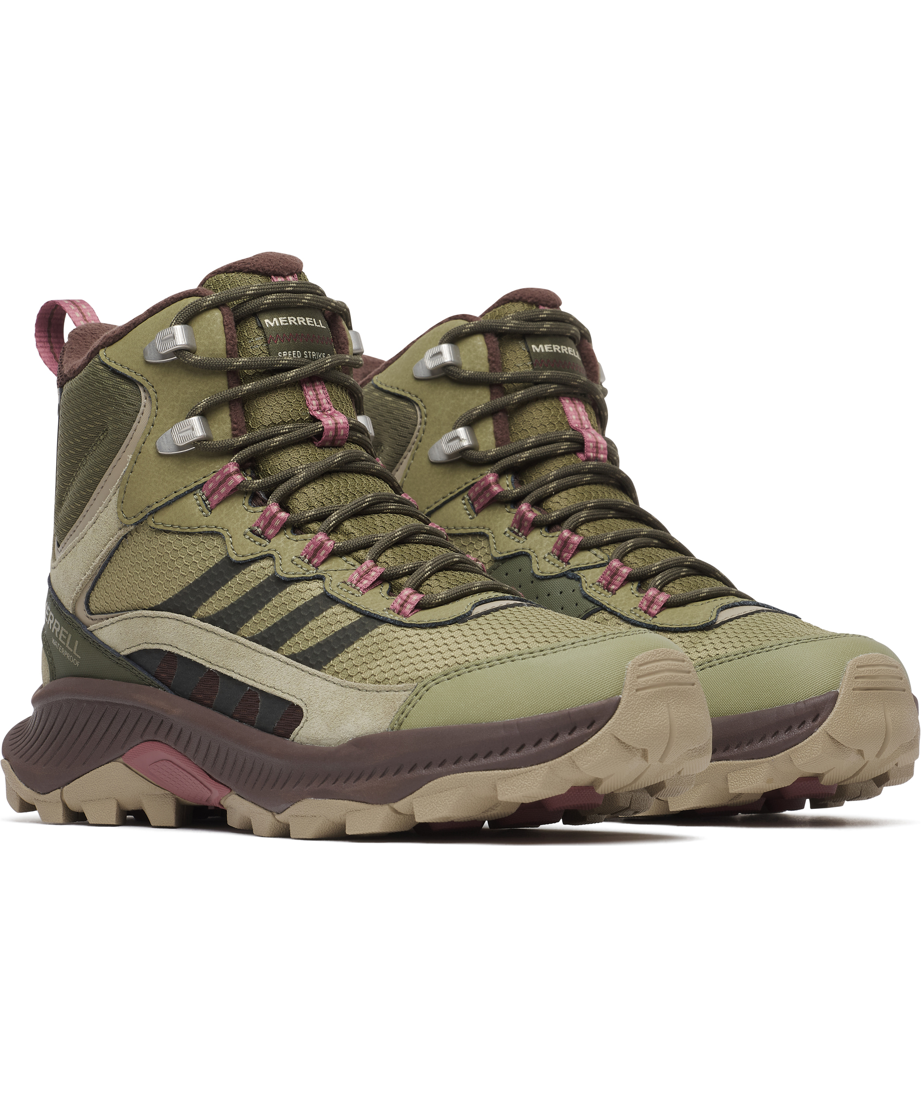 Merrell Speed Strike 2 Thermo Mid WP dame vinterst&oslash;vler, Olivine, large image number 5