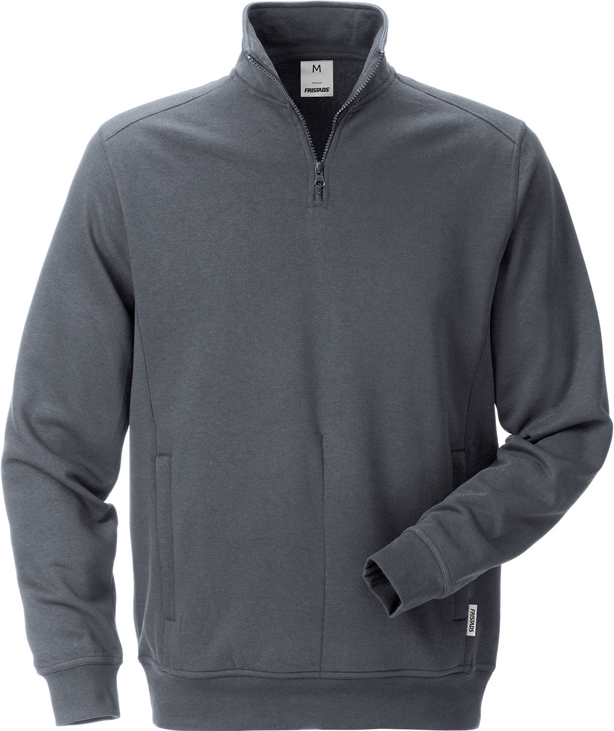 Fristads sweatshirt half zip 7607, M&ouml;rkgr&aring;