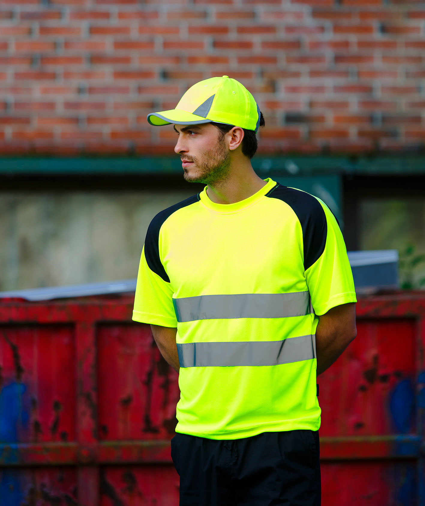 YOU Karlstad T-shirt, Hi-Vis&nbsp;Gul, large image number 3