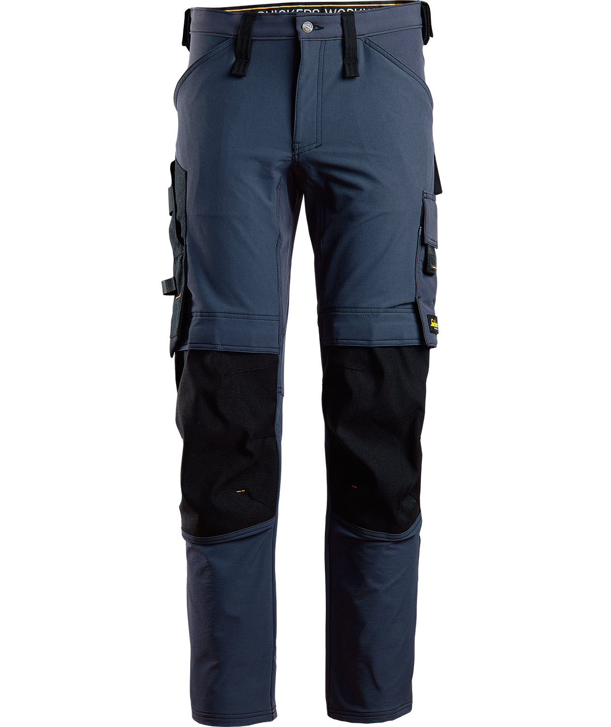 Snickers AllroundWork work trousers 6371 full stretch, Marine Blue/Black, large image number 0
