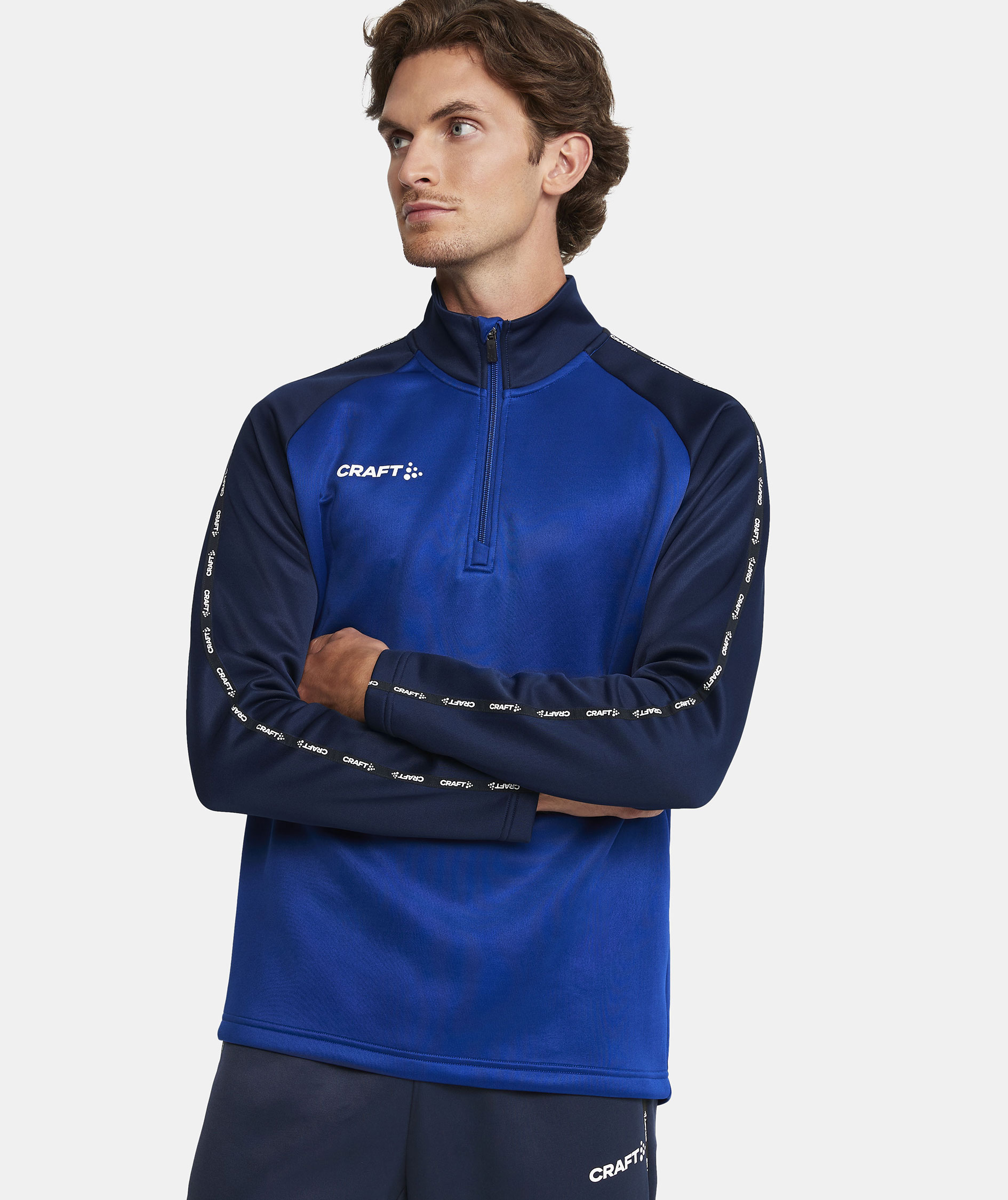 Craft Squad 2.0 halfzip training pullover, Club Cobolt-Navy, large image number 4