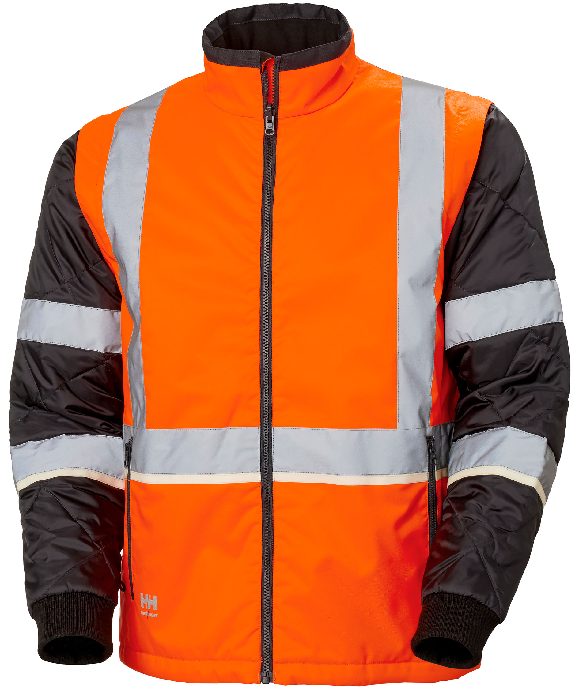 Helly Hansen UC-ME 2-i-1 insulator jacka, Varsel Orange/Ebony